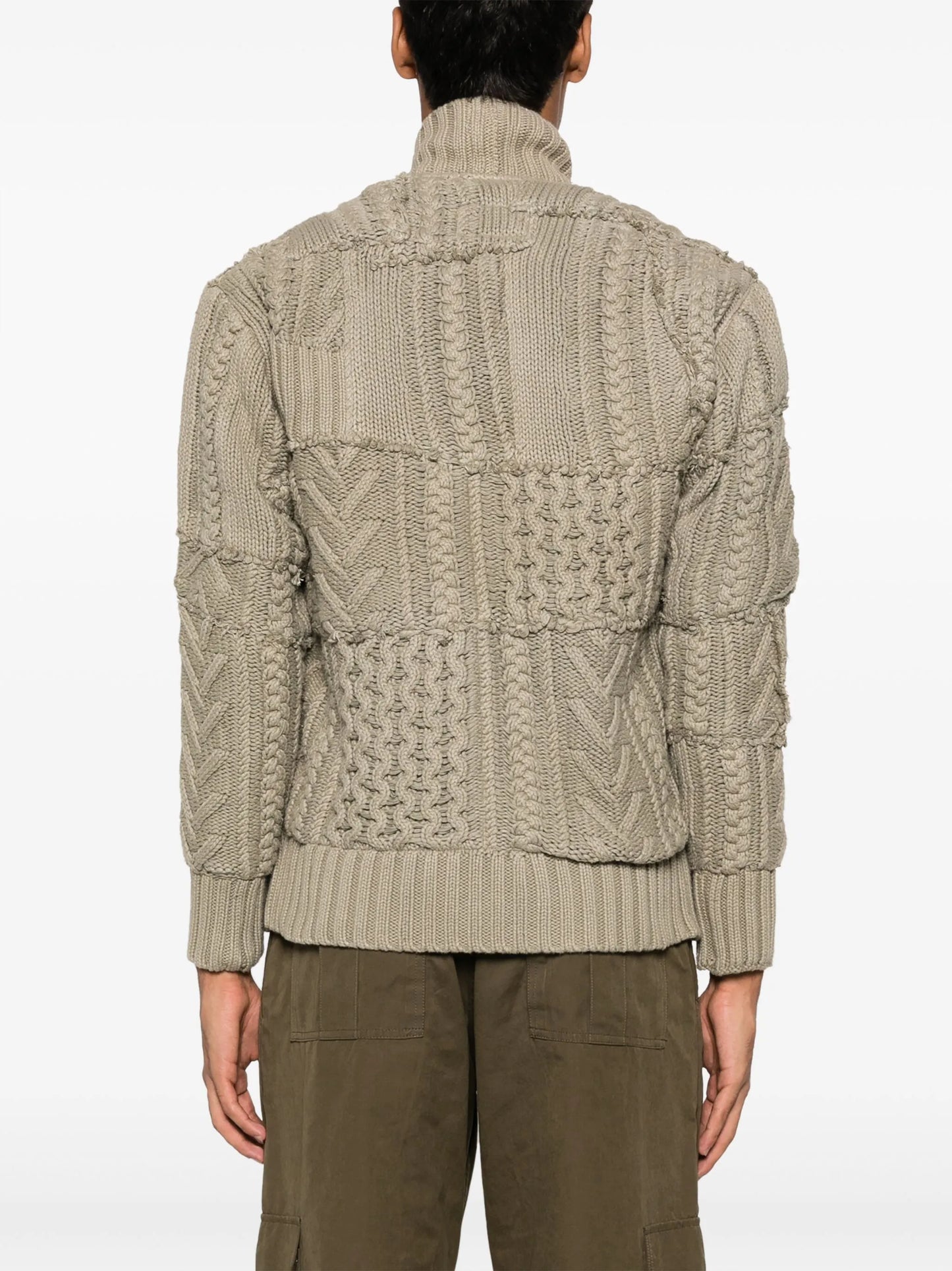 Army Fisherman GL1 chunky-knit cardigan