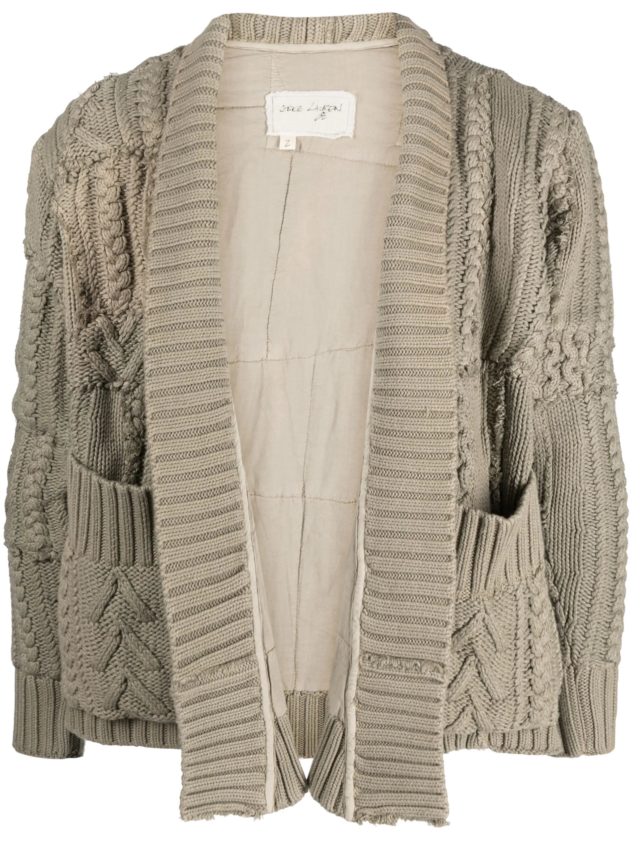 Army Fisherman GL1 chunky-knit cardigan