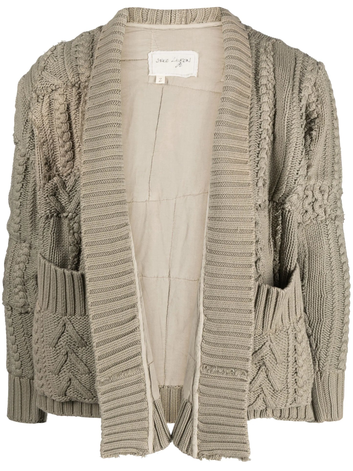 Army Fisherman GL1 chunky-knit cardigan