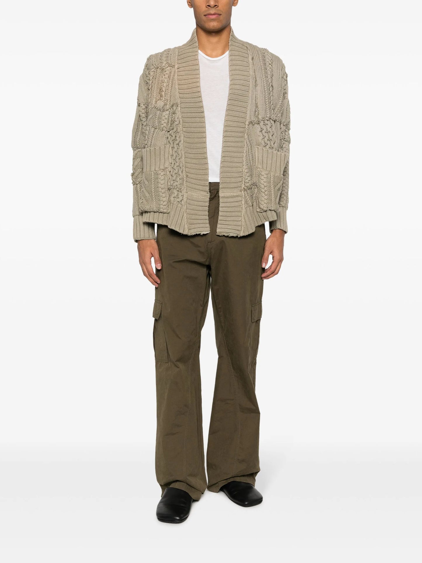 Army Fisherman GL1 chunky-knit cardigan