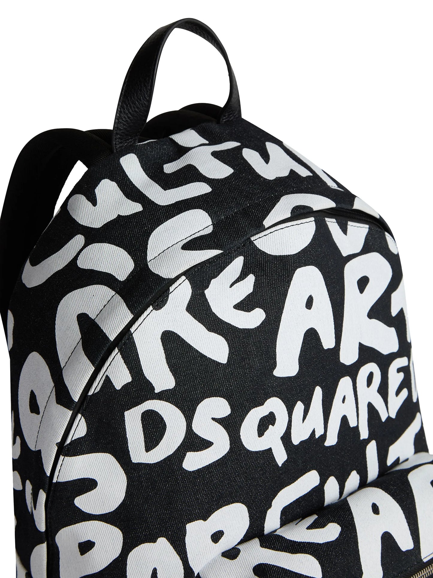 logo-print backpack