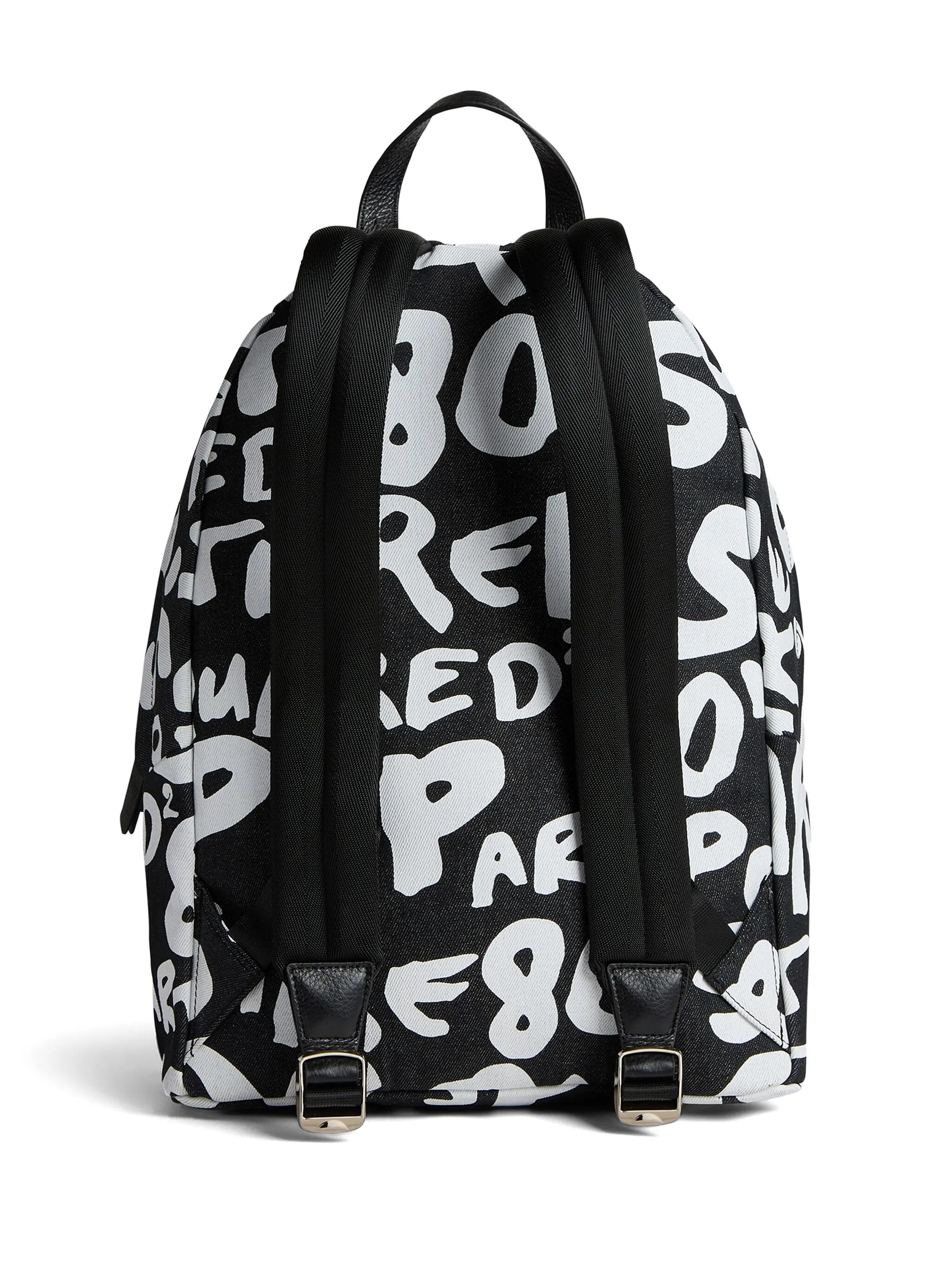 logo-print backpack