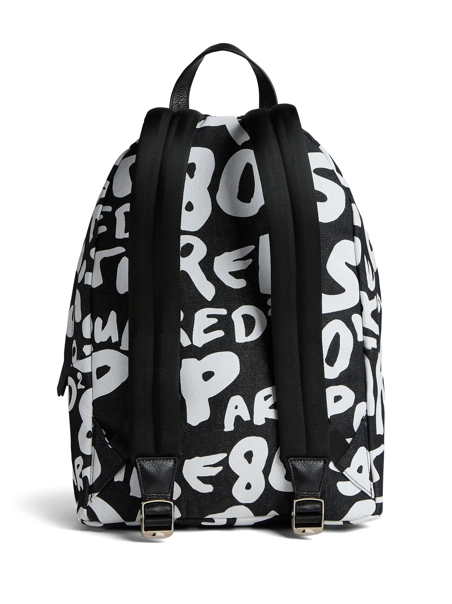 logo-print backpack
