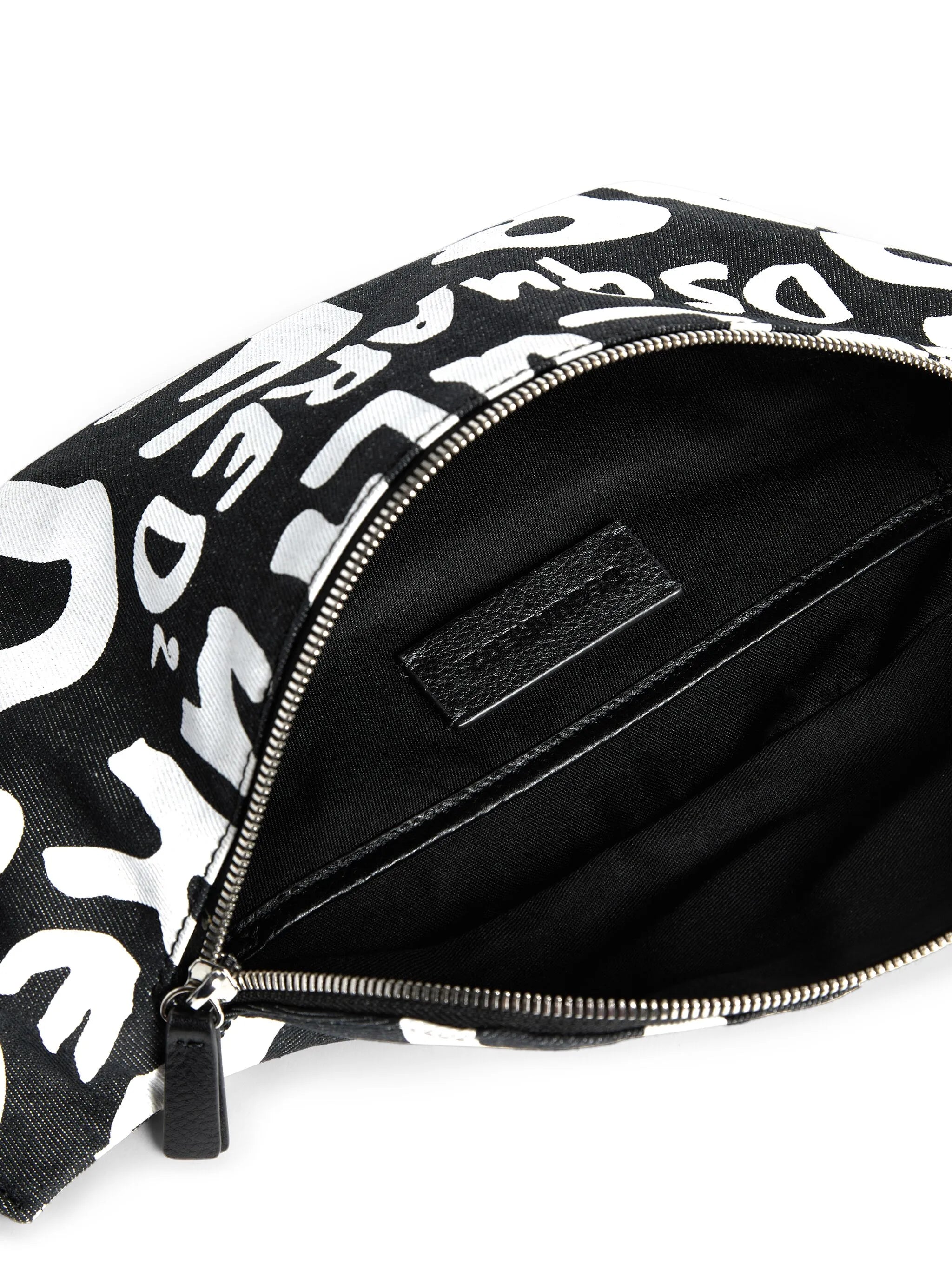 logo-print belt bag
