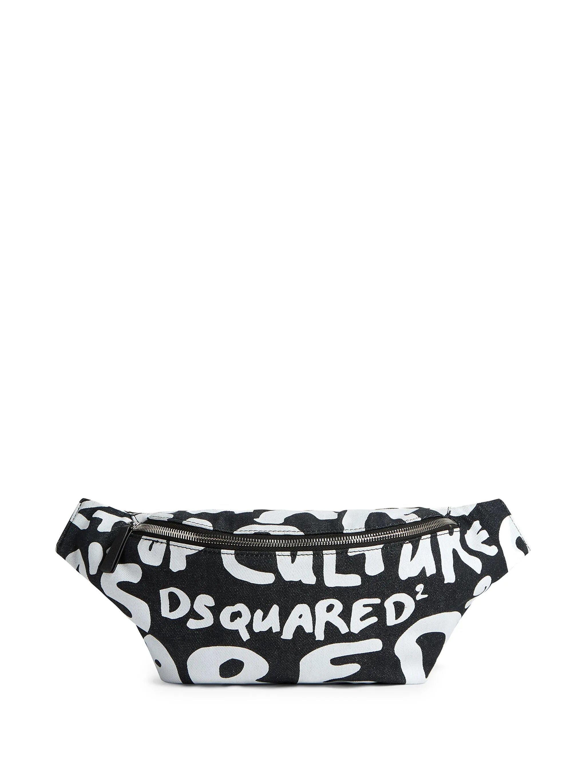 logo-print belt bag