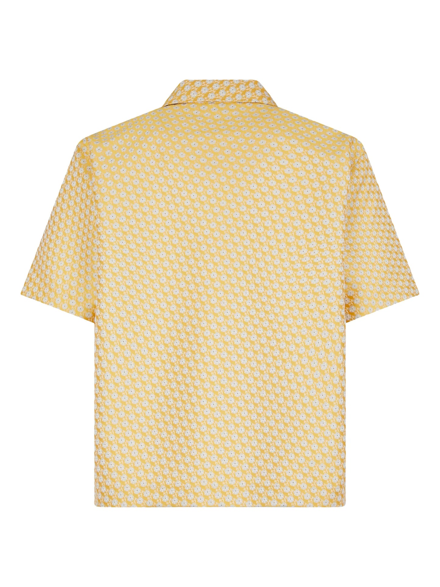 geometric-print short-sleeve shirt