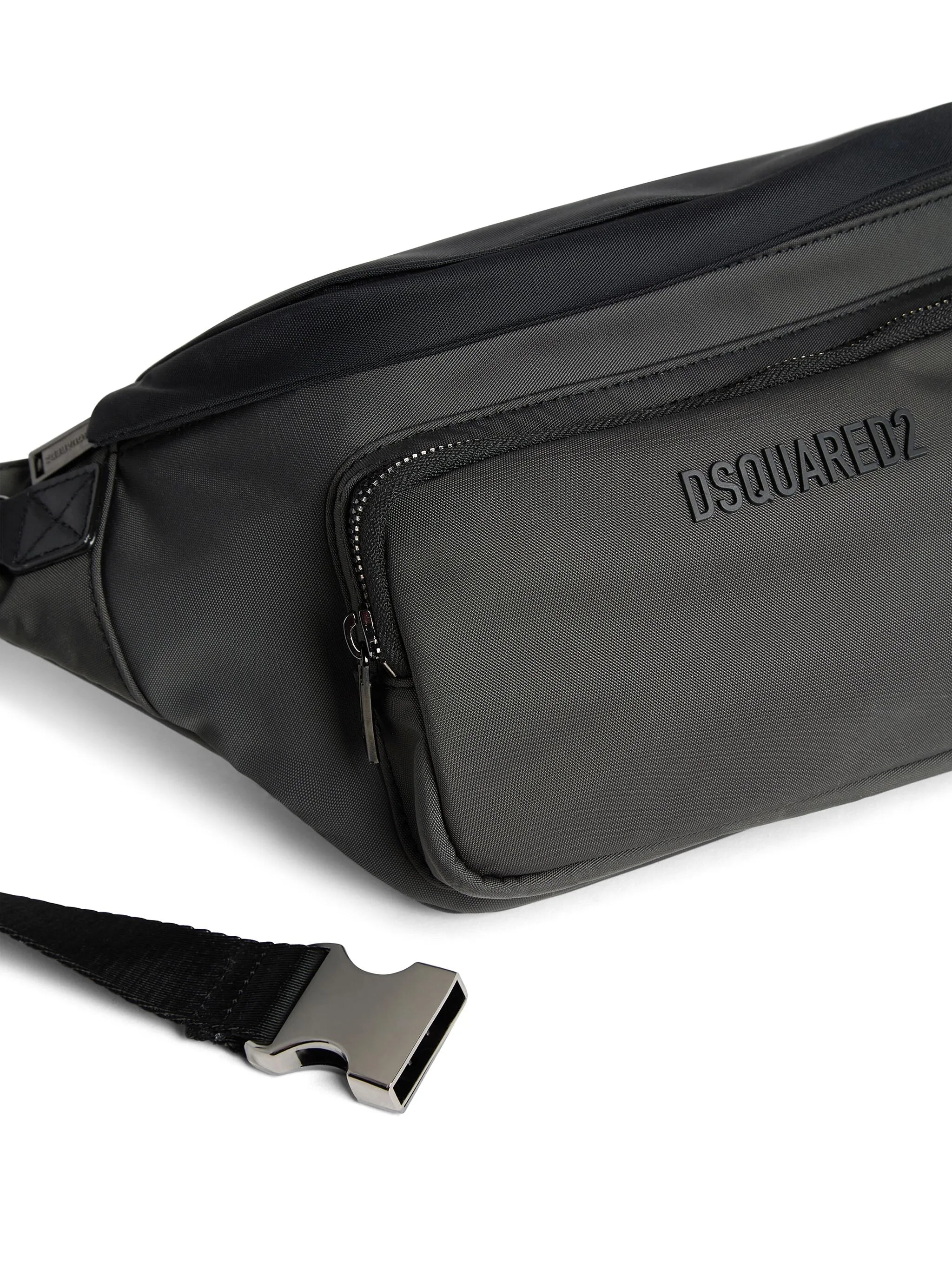 logo-plaque belt bag