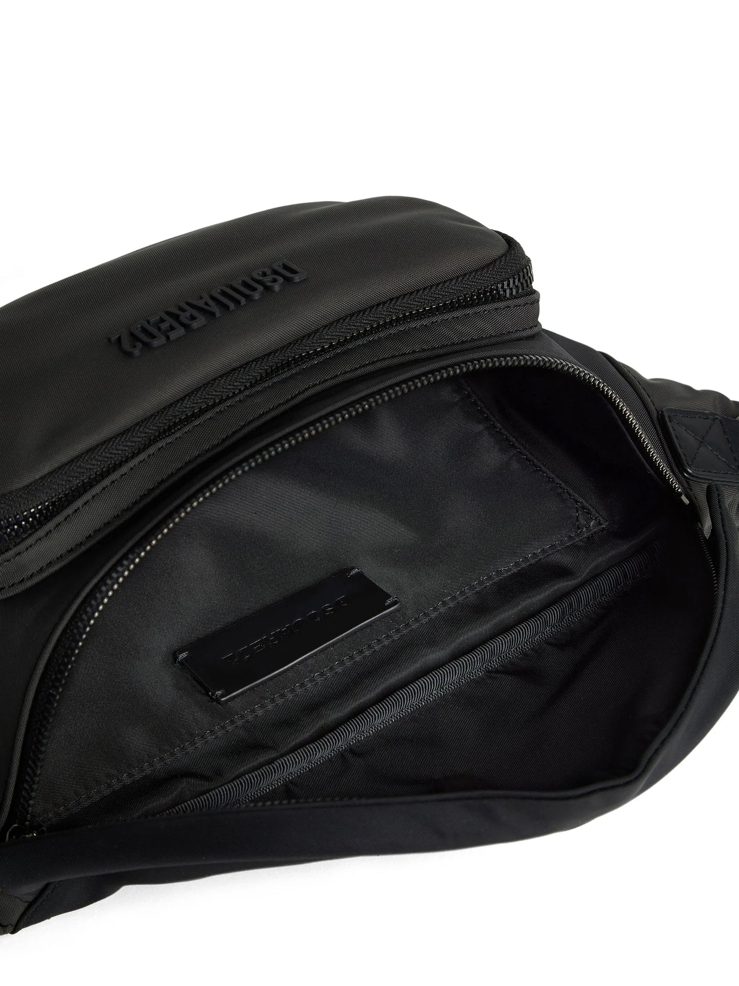 logo-plaque belt bag