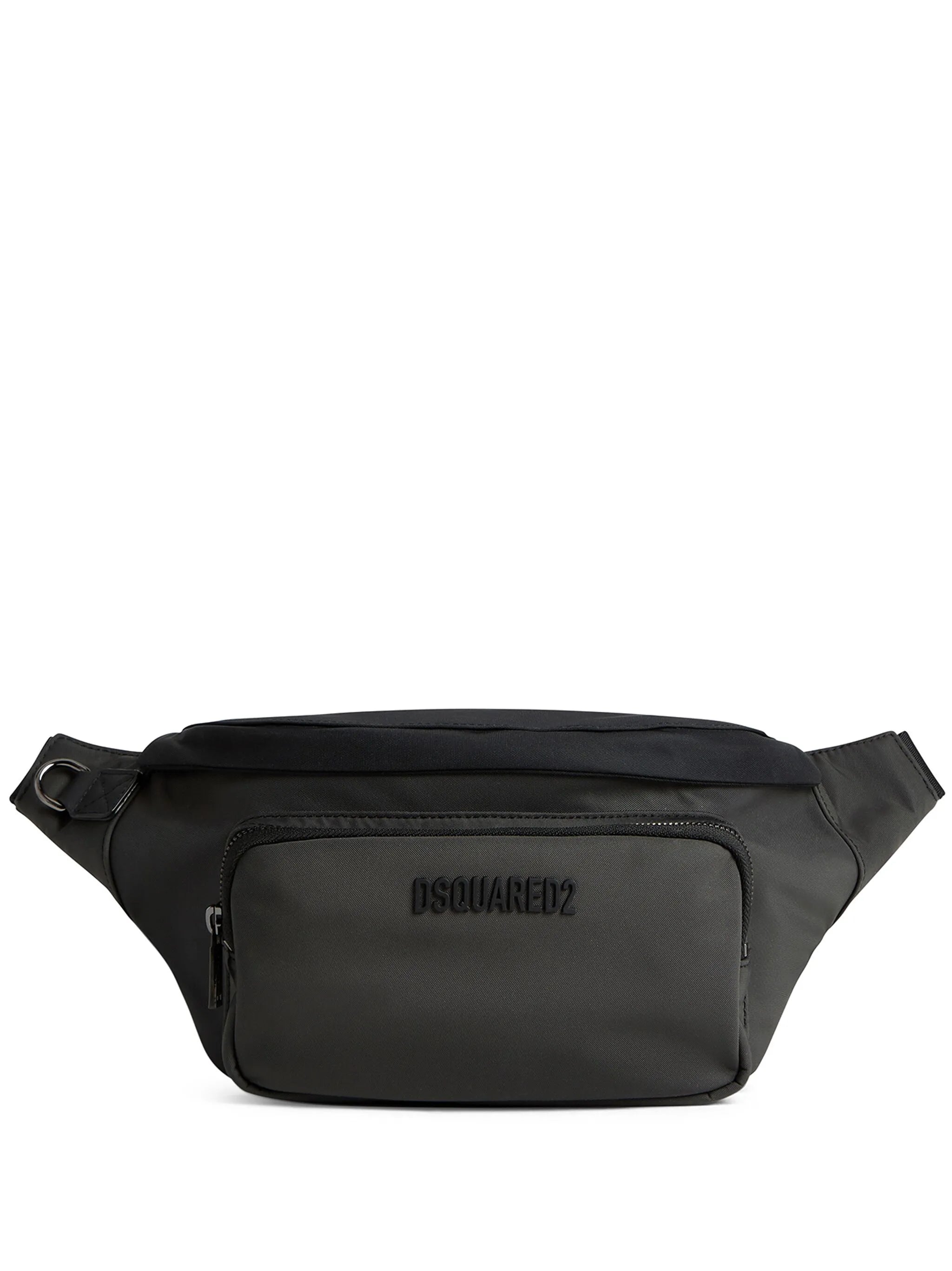 logo-plaque belt bag