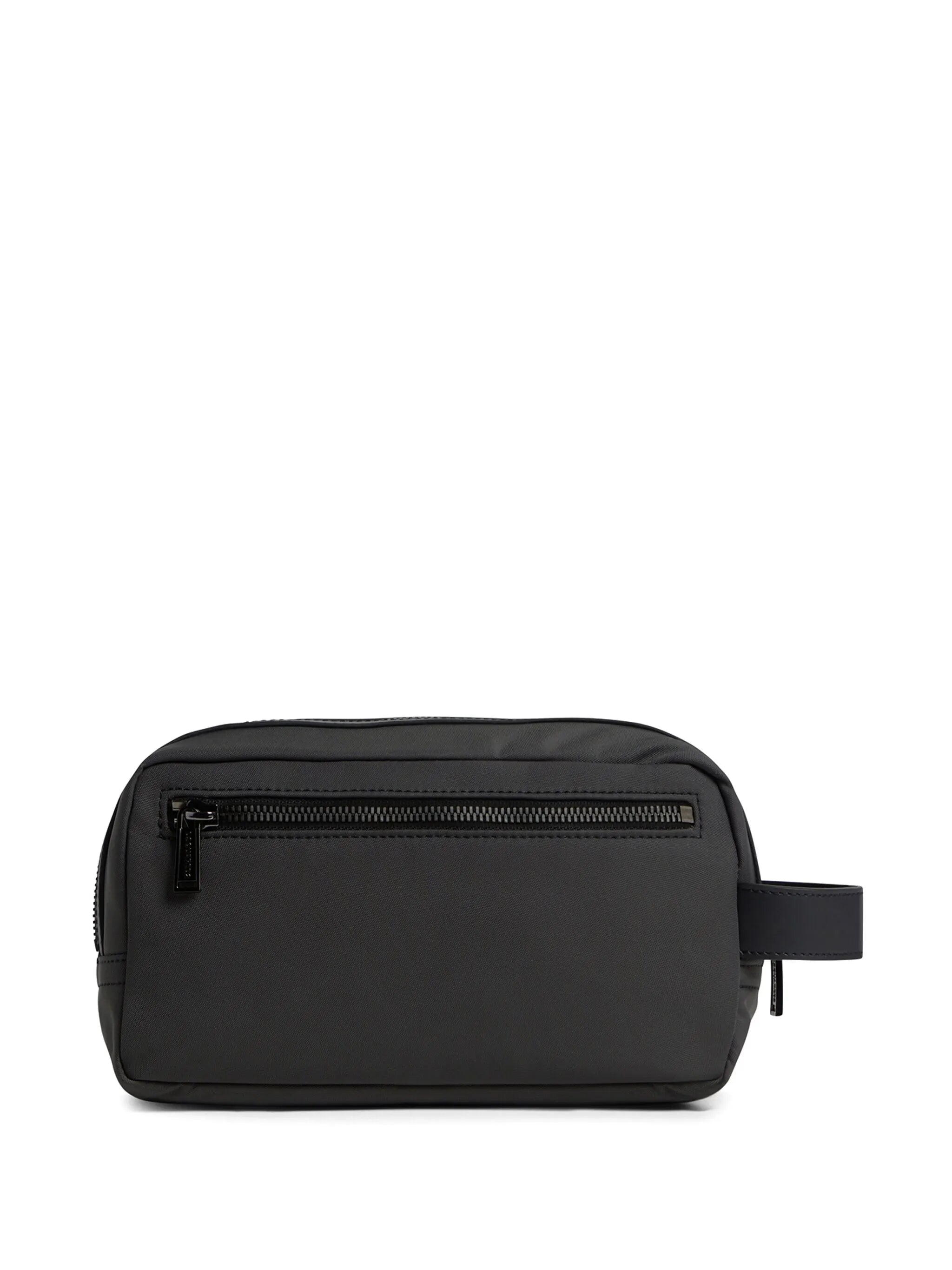 logo-detail wash bag