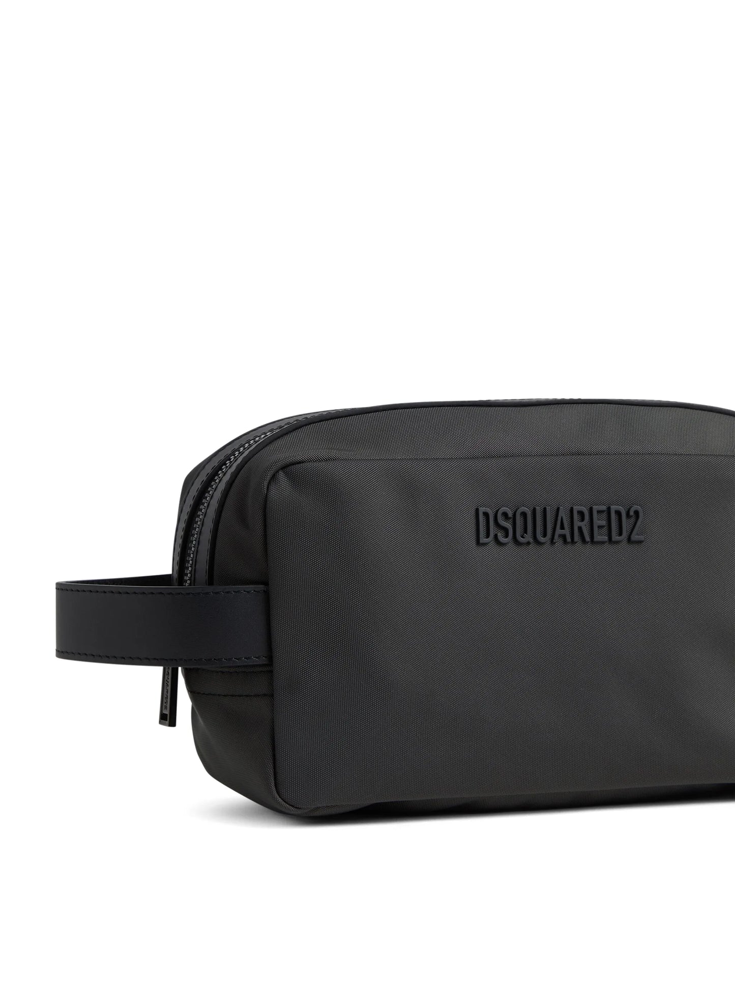logo-detail wash bag