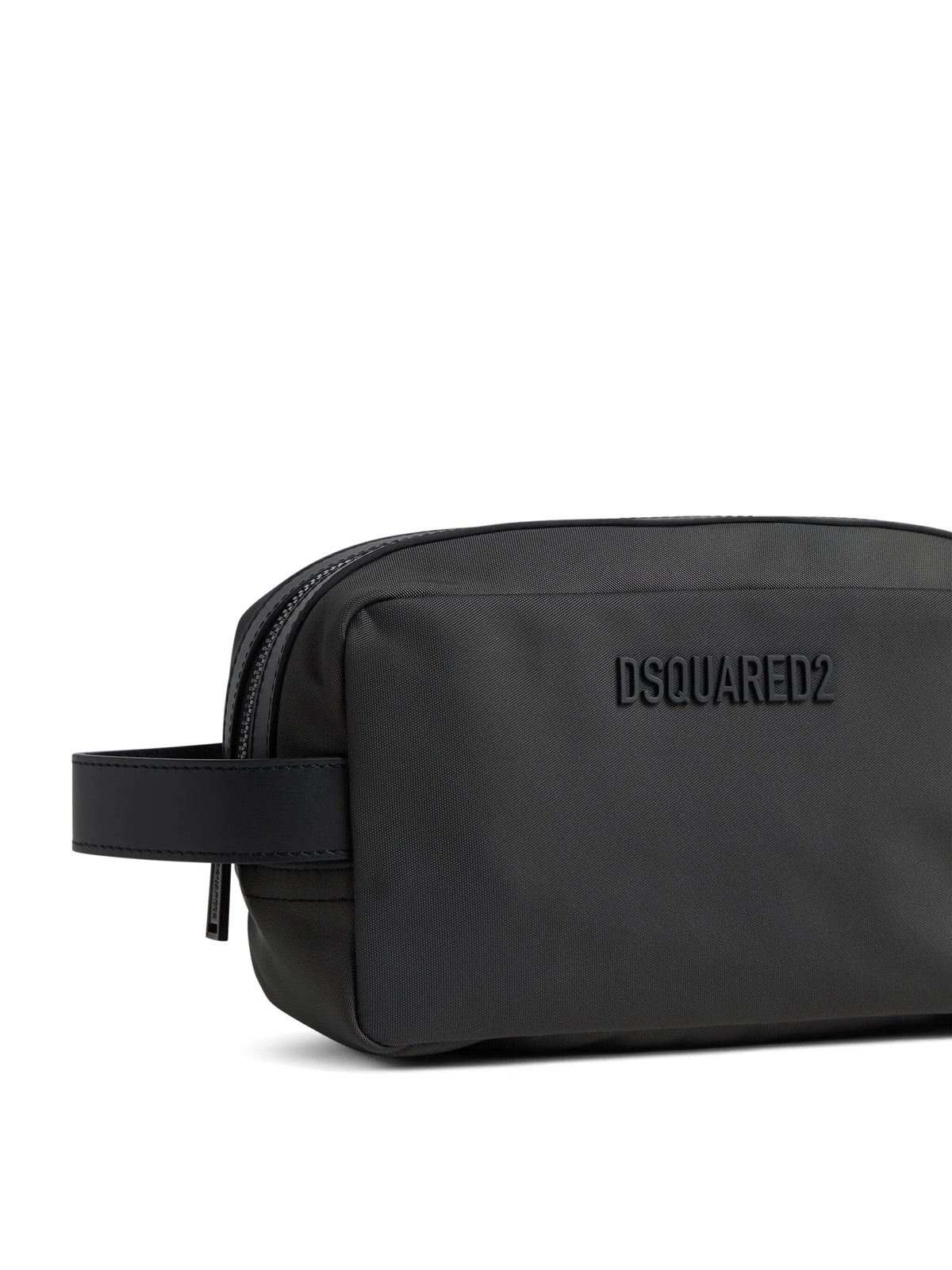 logo-detail wash bag