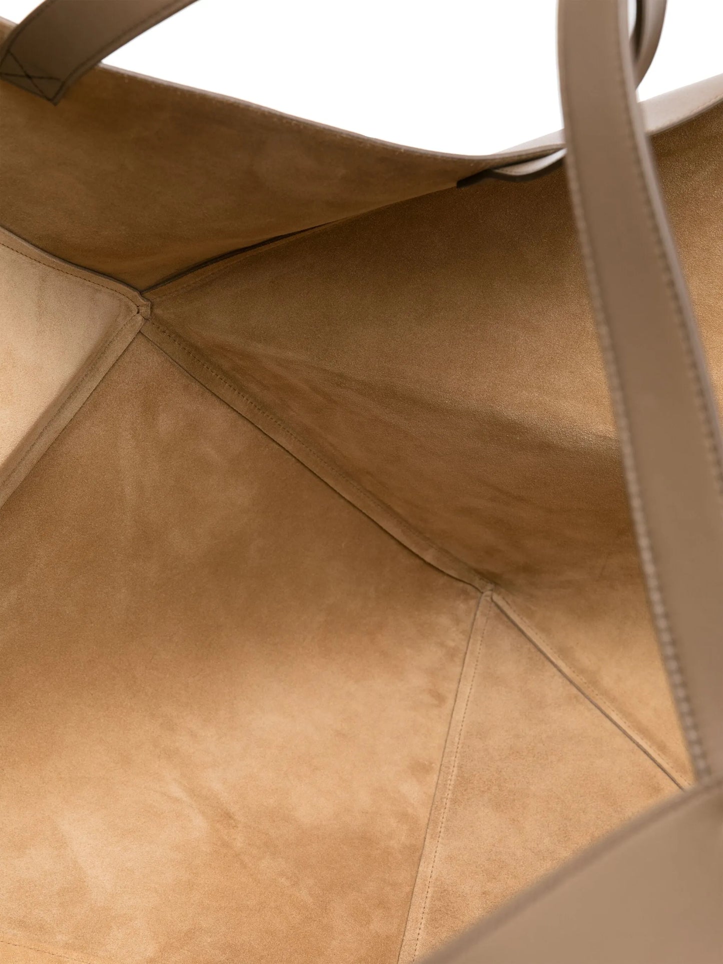 XXL Puzzle Fold leather tote bag