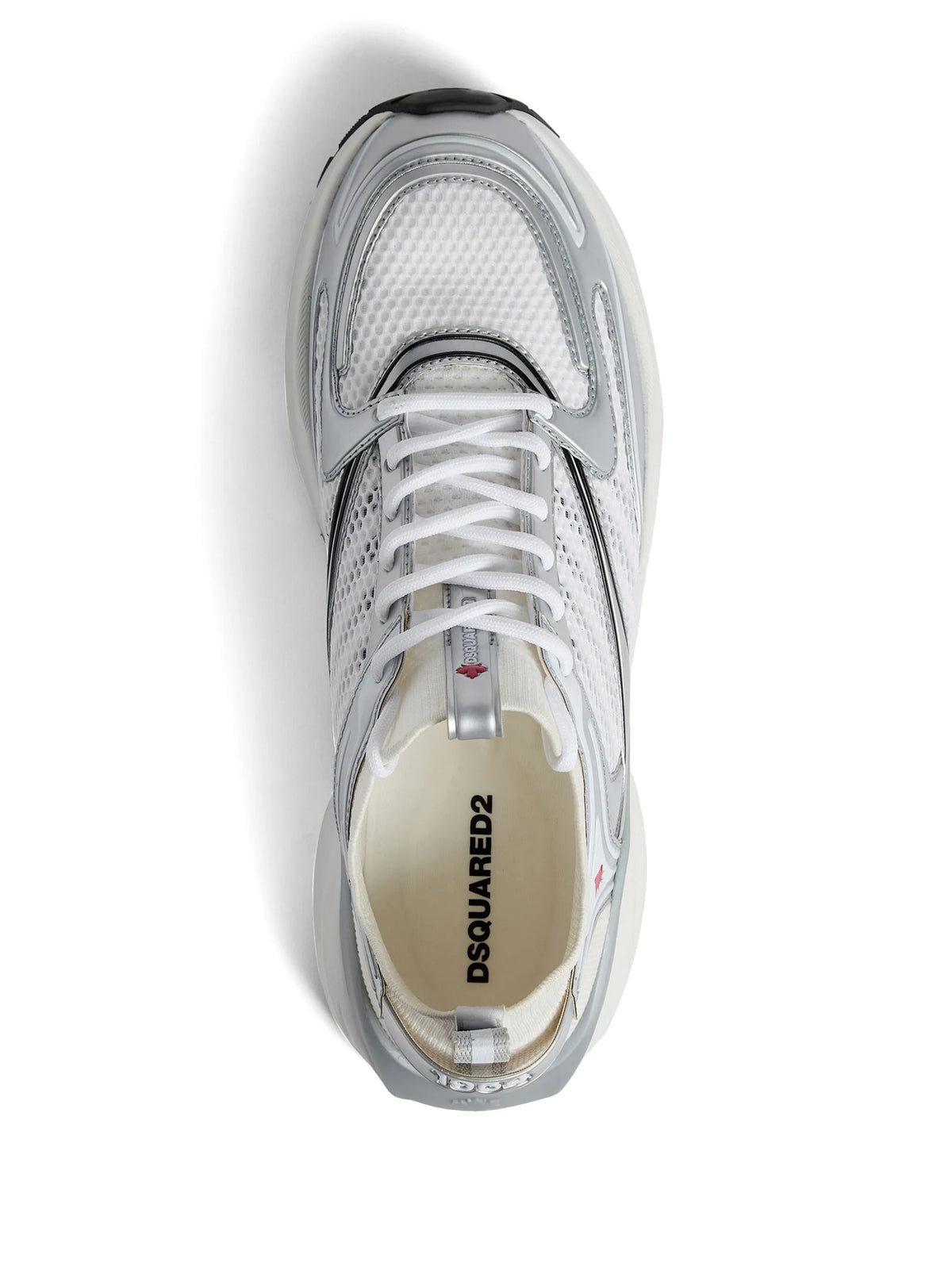 Dash panelled mesh sneakers