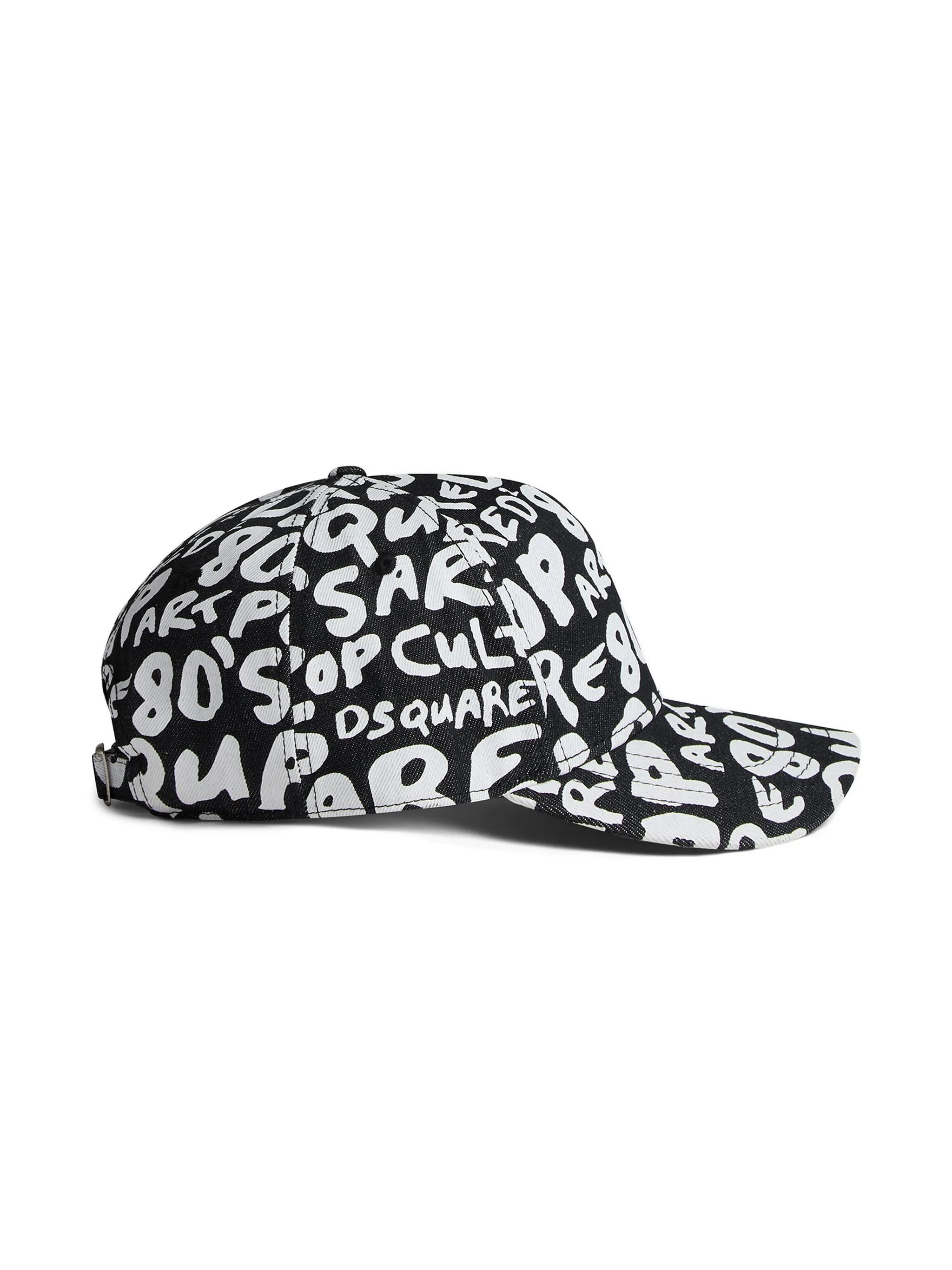 logo-print baseball cap