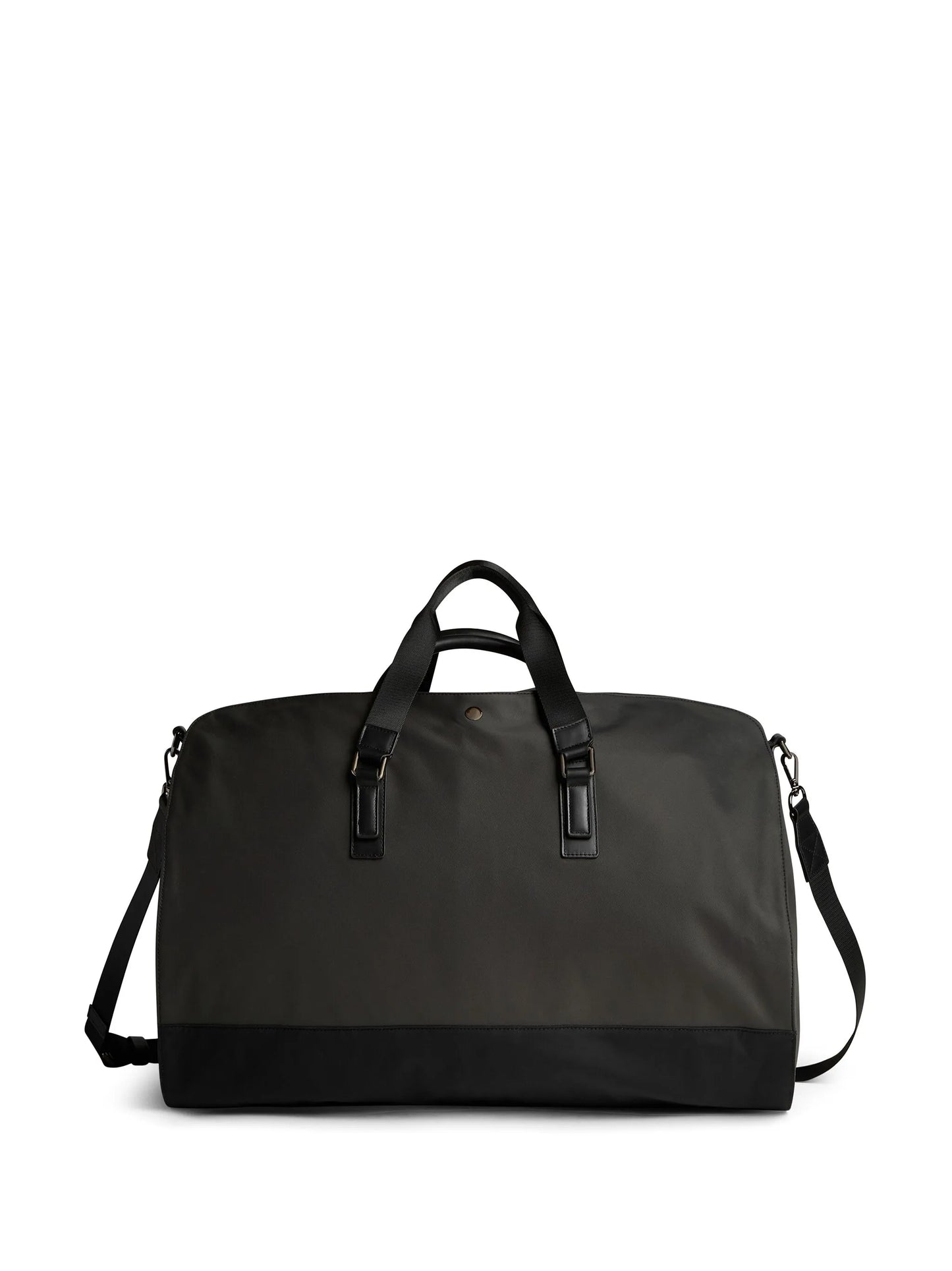 logo-raised zipped duffle bag