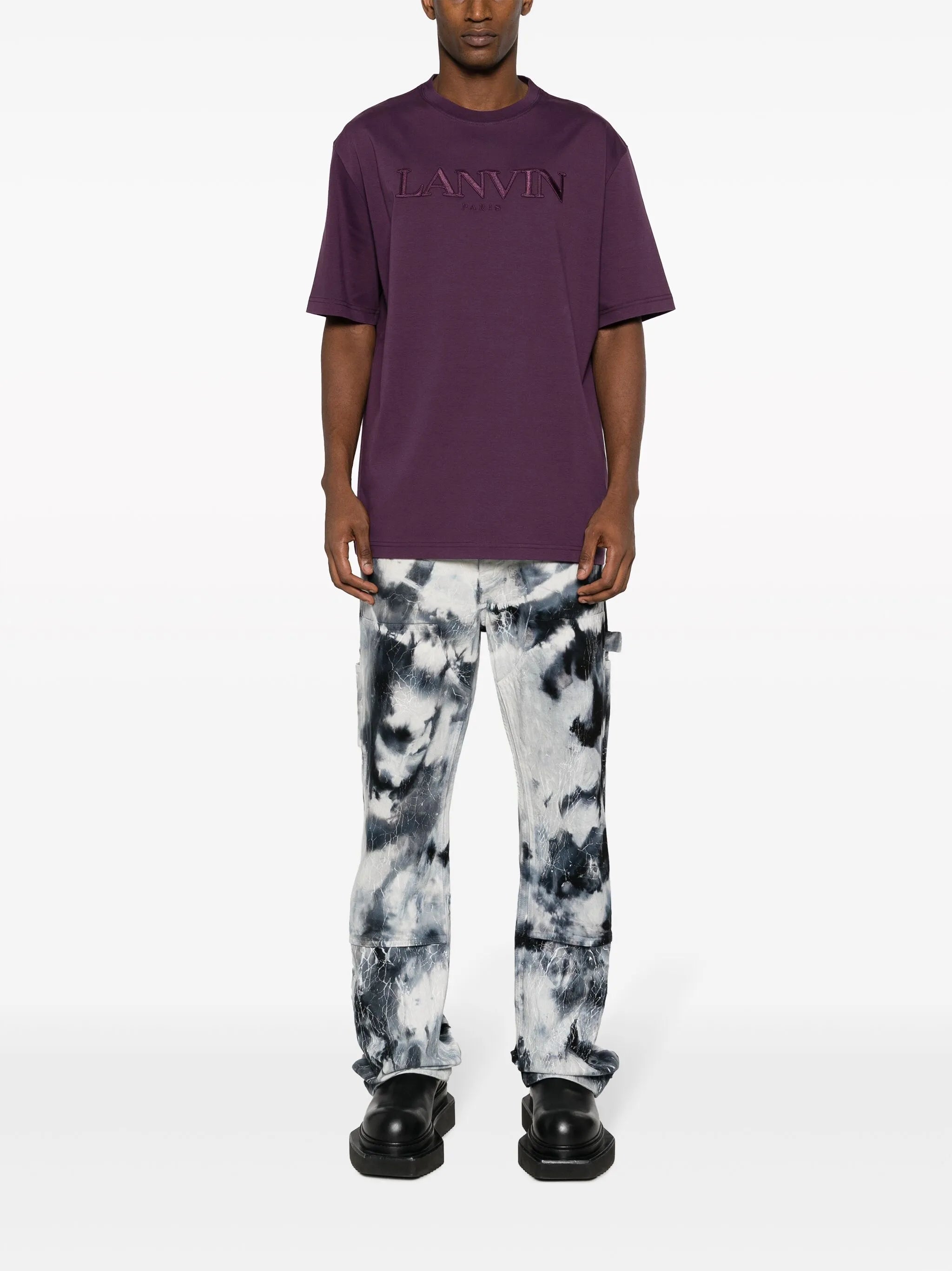embroidered-logo cotton T-shirt