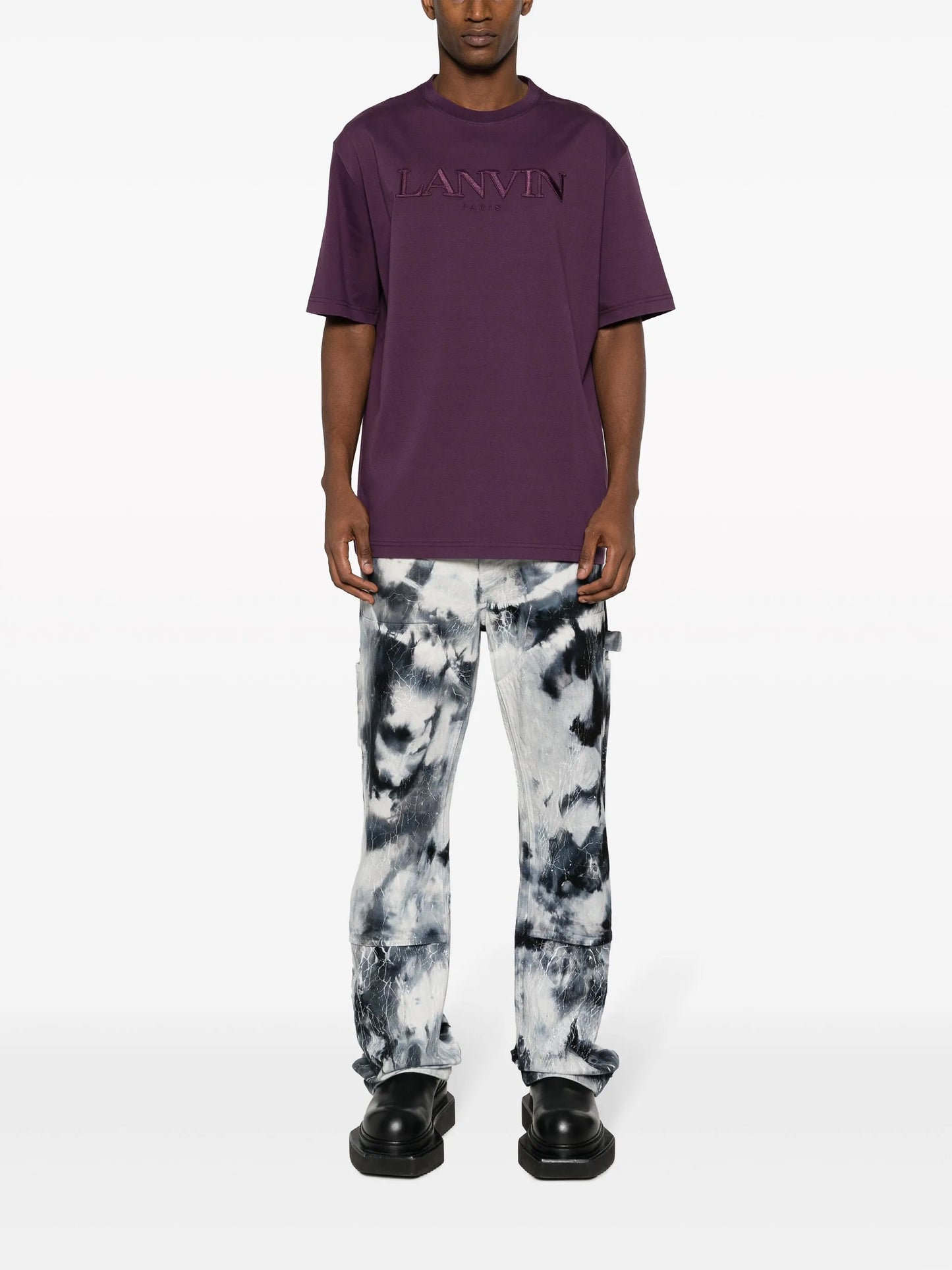 embroidered-logo cotton T-shirt