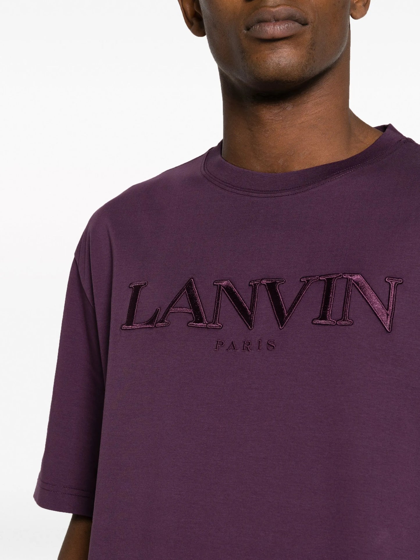 embroidered-logo cotton T-shirt