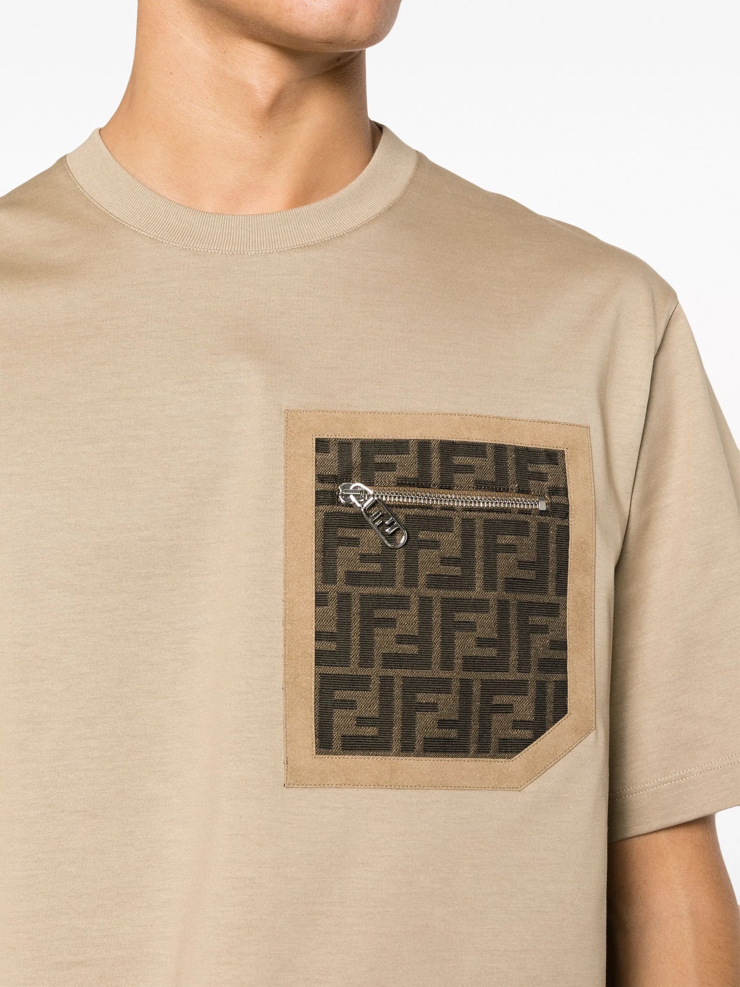 FF-motif patch-pocket T-shirt