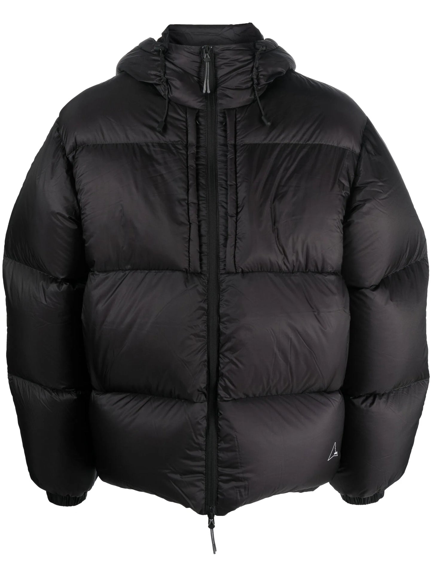 hooded down padded jacket