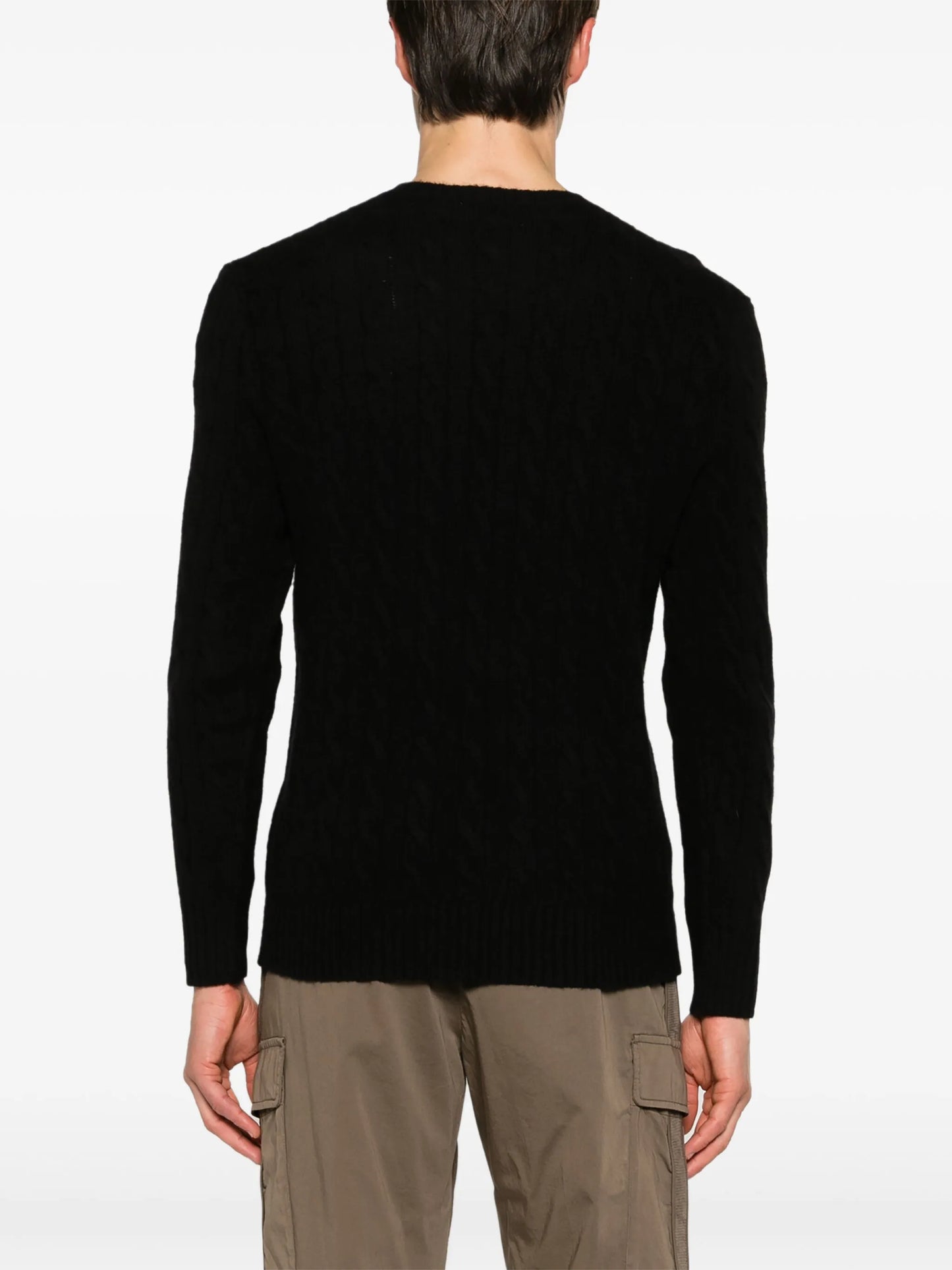 Polo Pony cable-knit jumper