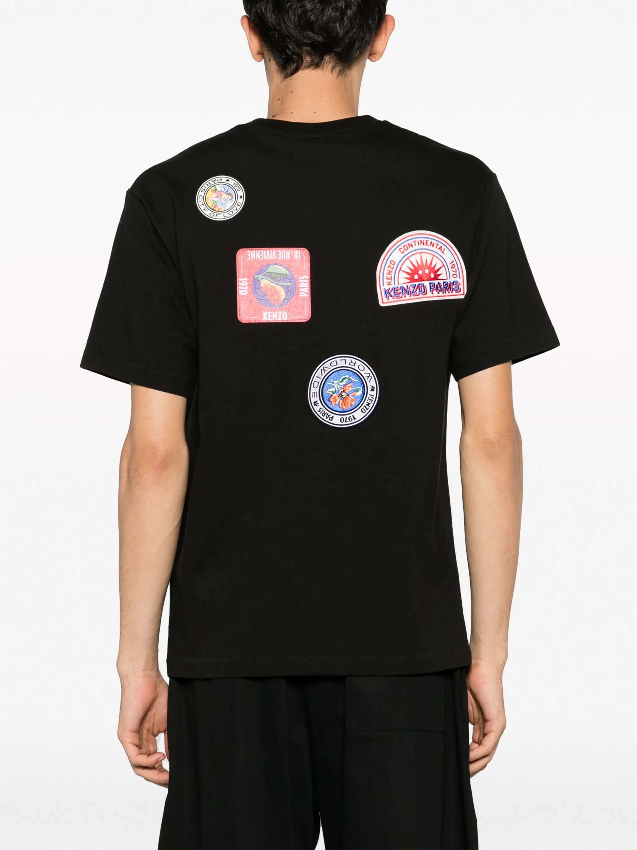 Travel Patches cotton T-shirt