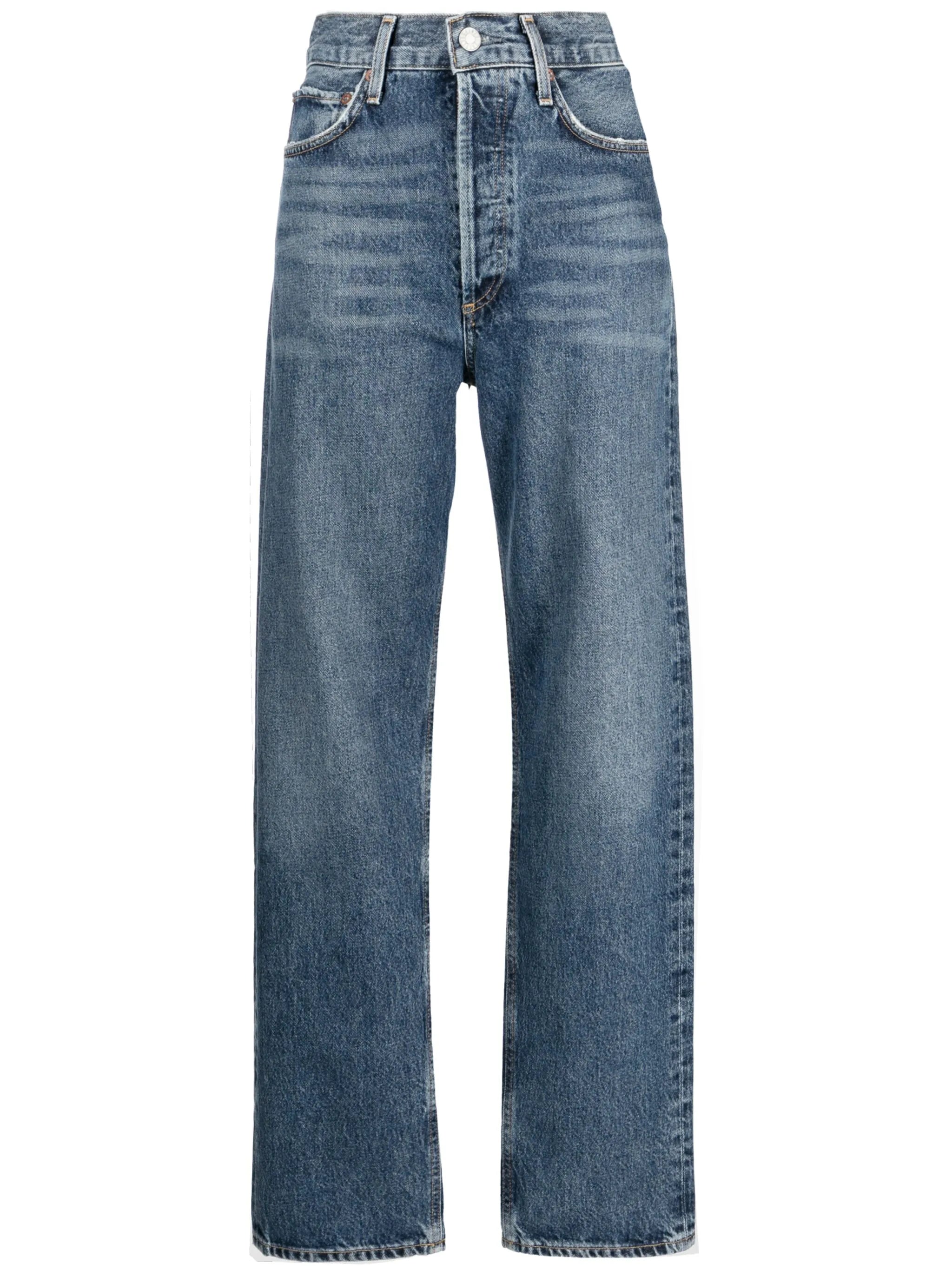 90's high-rise tapered jeans