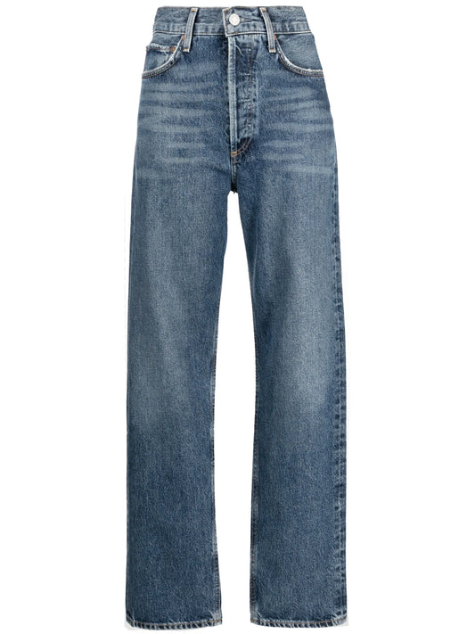 90's high-rise tapered jeans