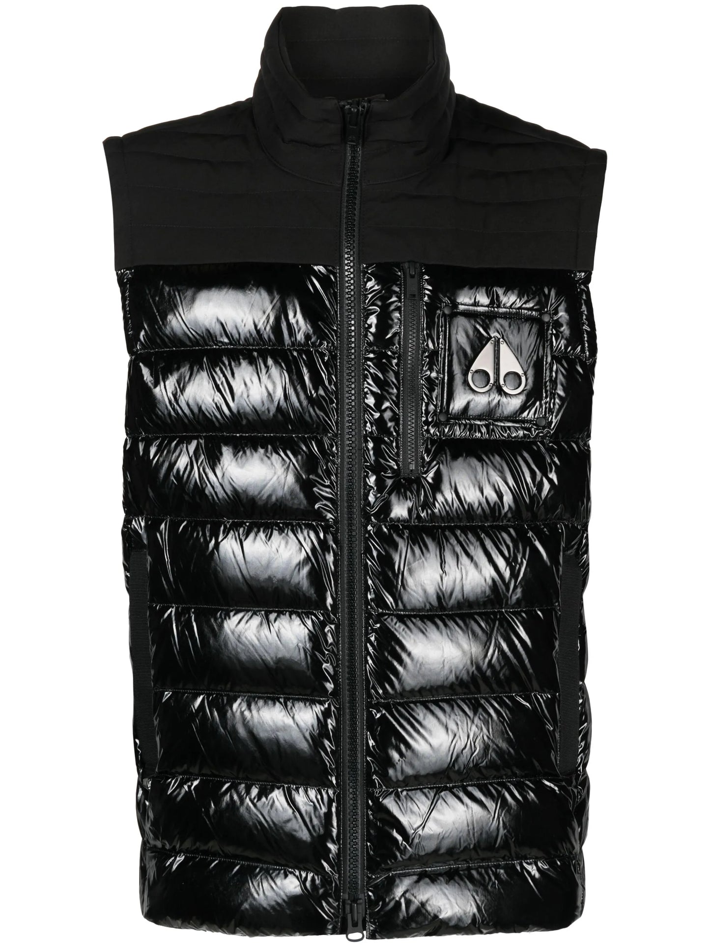 Dugald logo-appliqué padded gilet