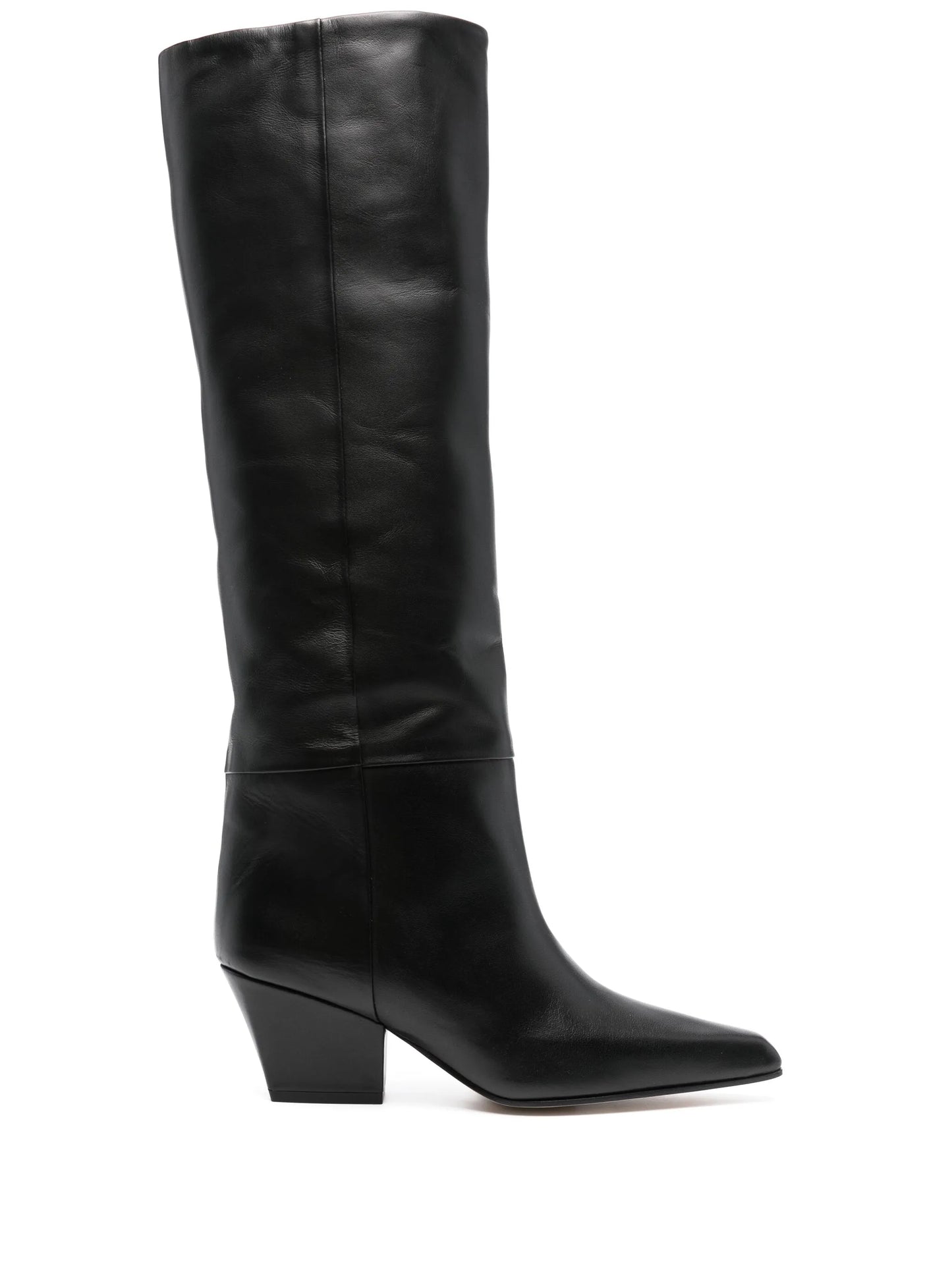knee-high leather boots