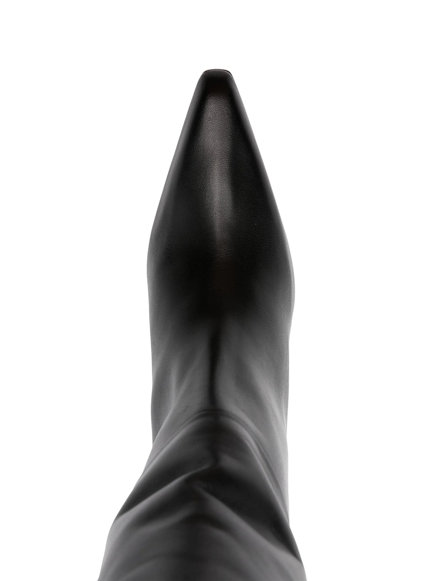 knee-high leather boots