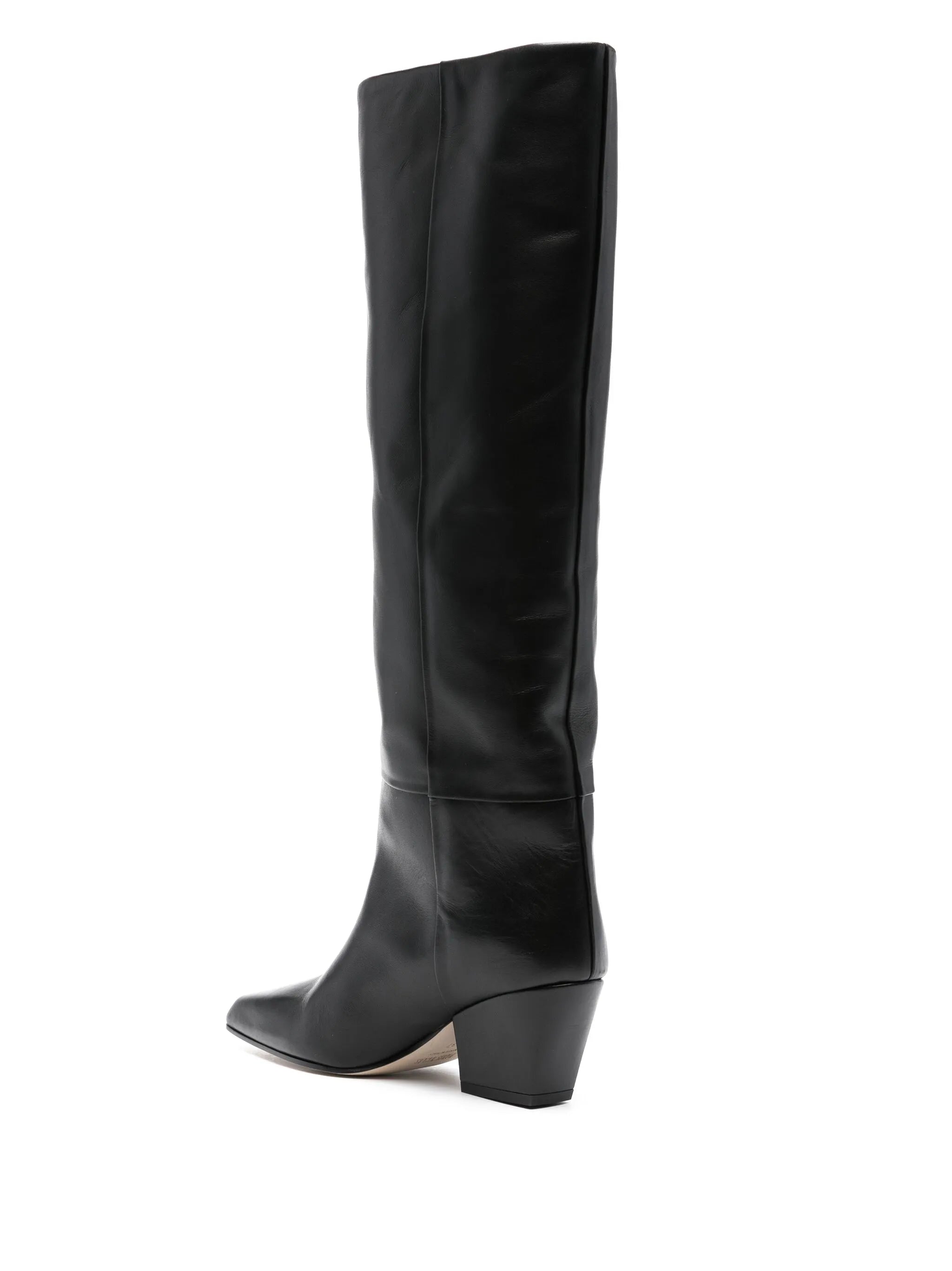 knee-high leather boots