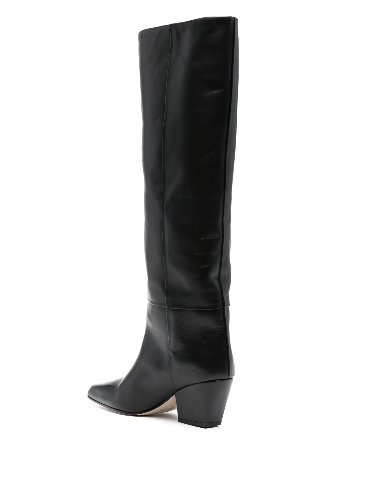 knee-high leather boots