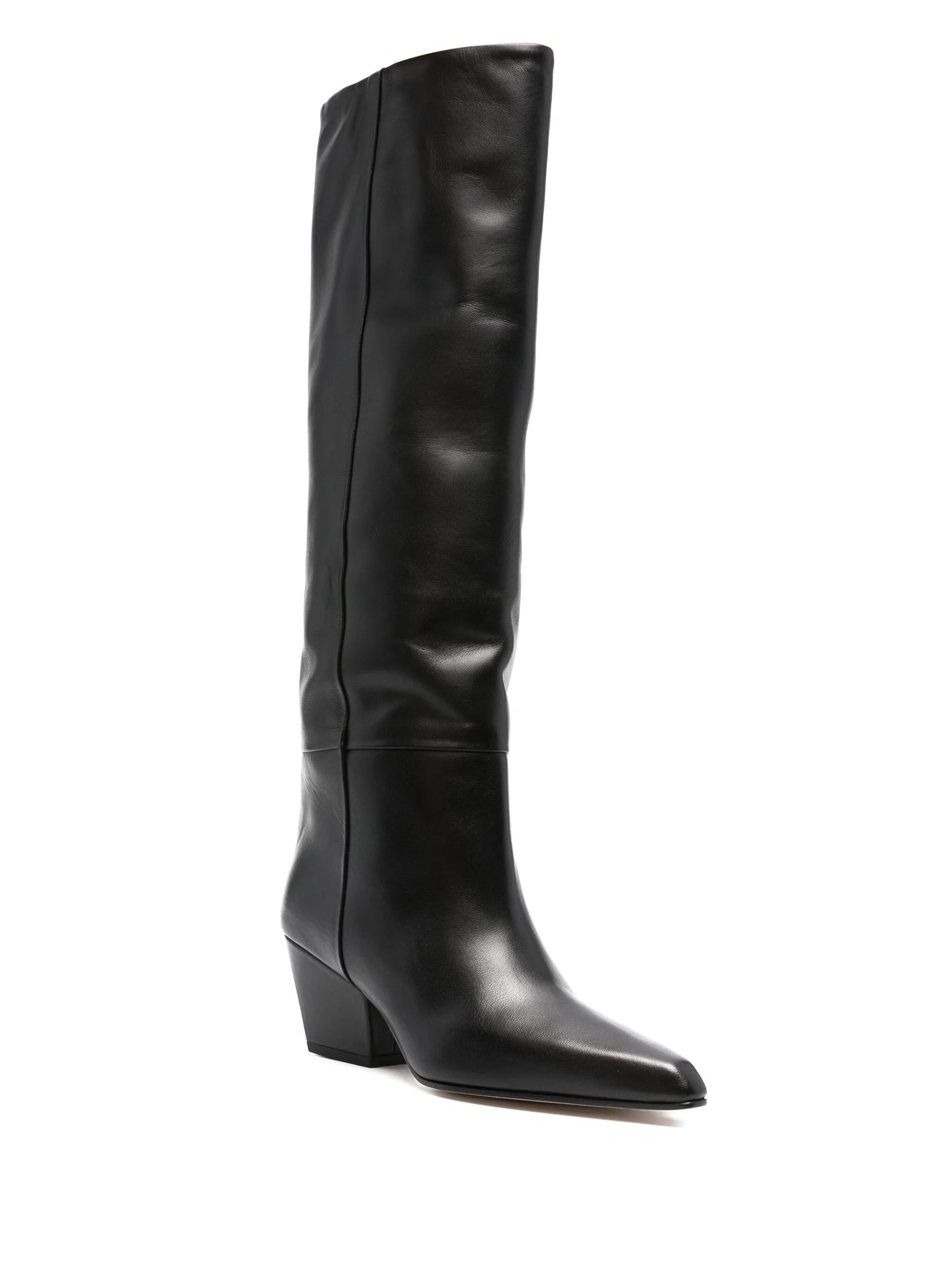 knee-high leather boots