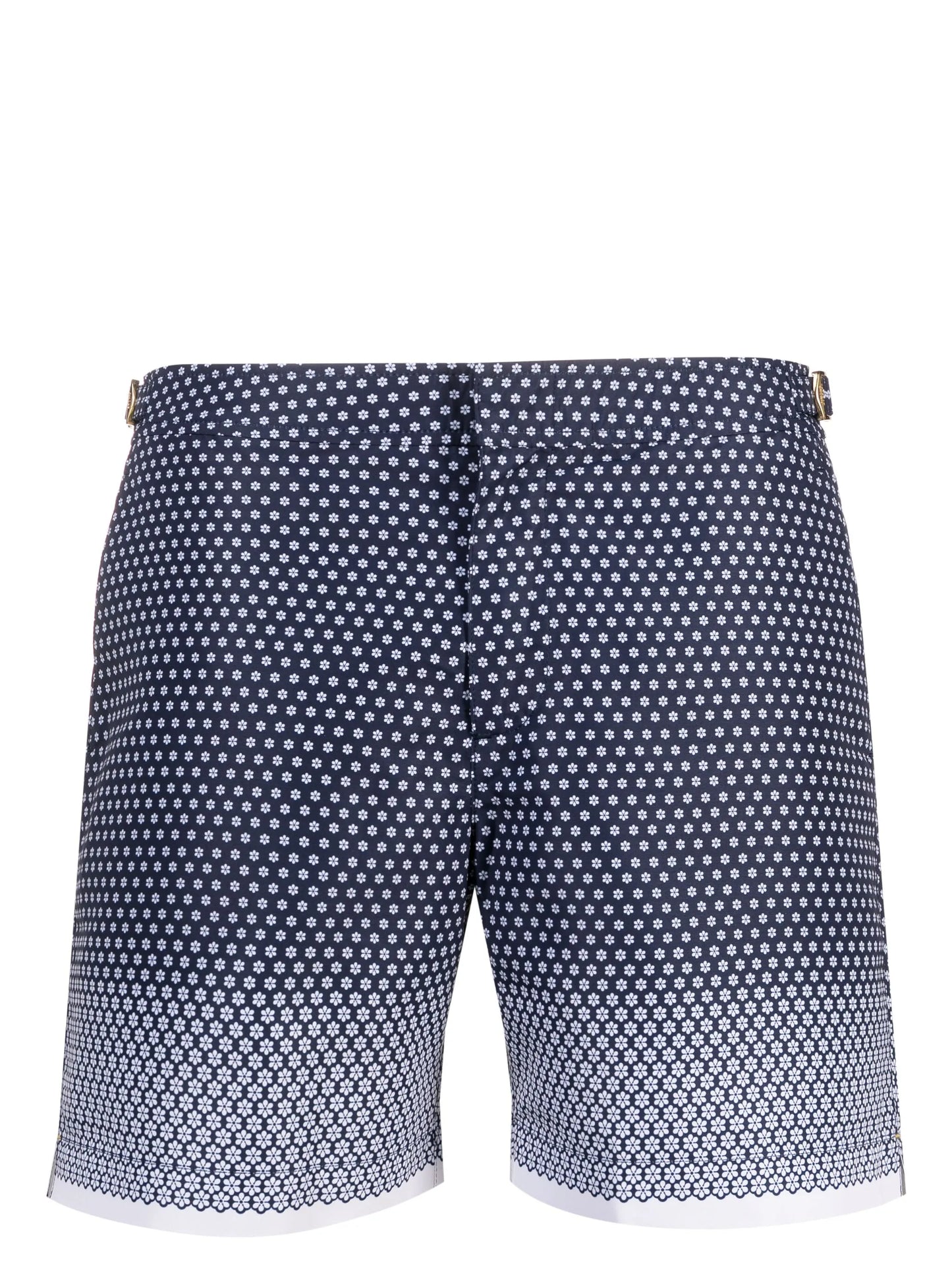 ombré floral-print swim shorts