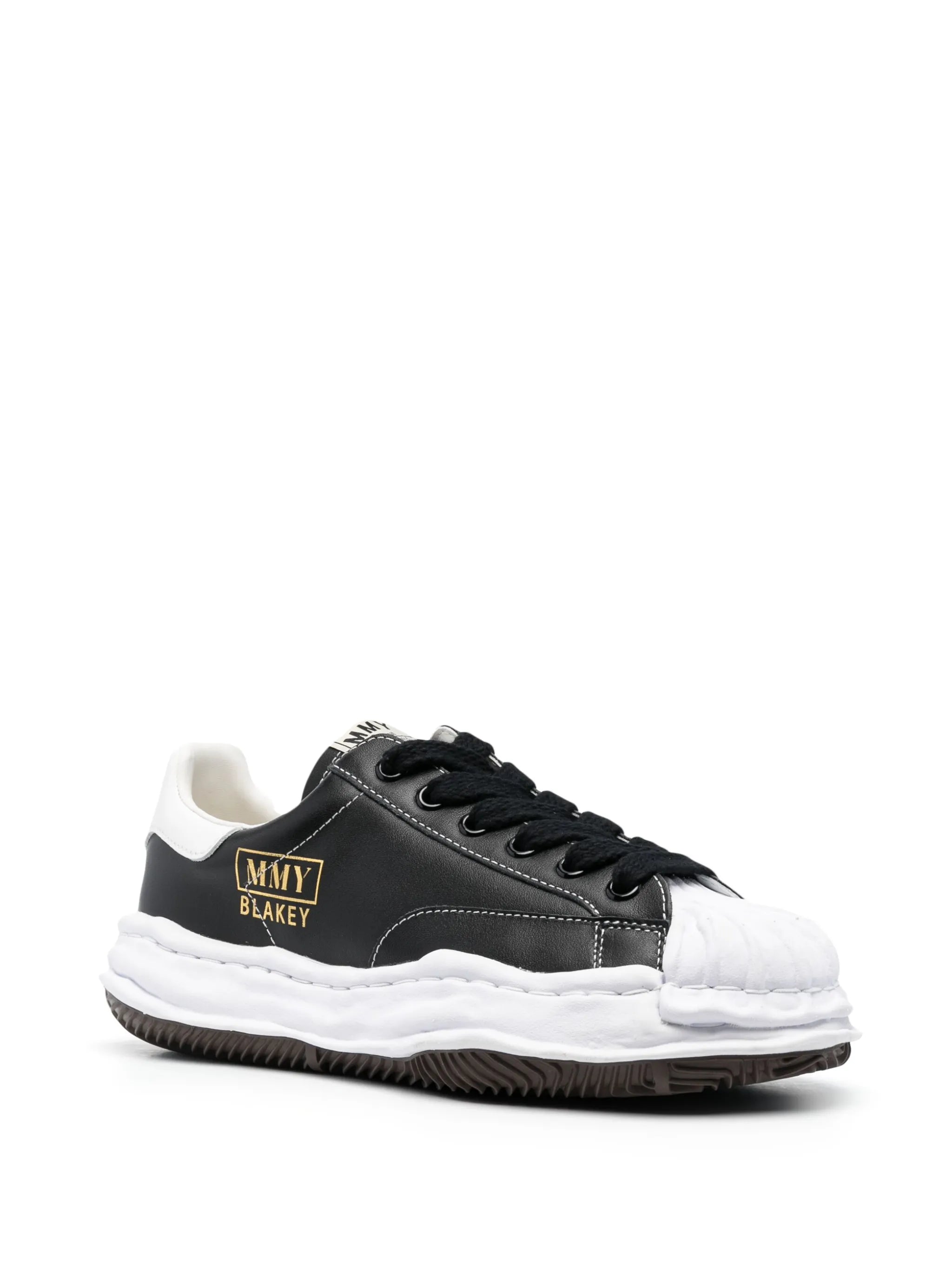 Blakey logo-patch sneakers