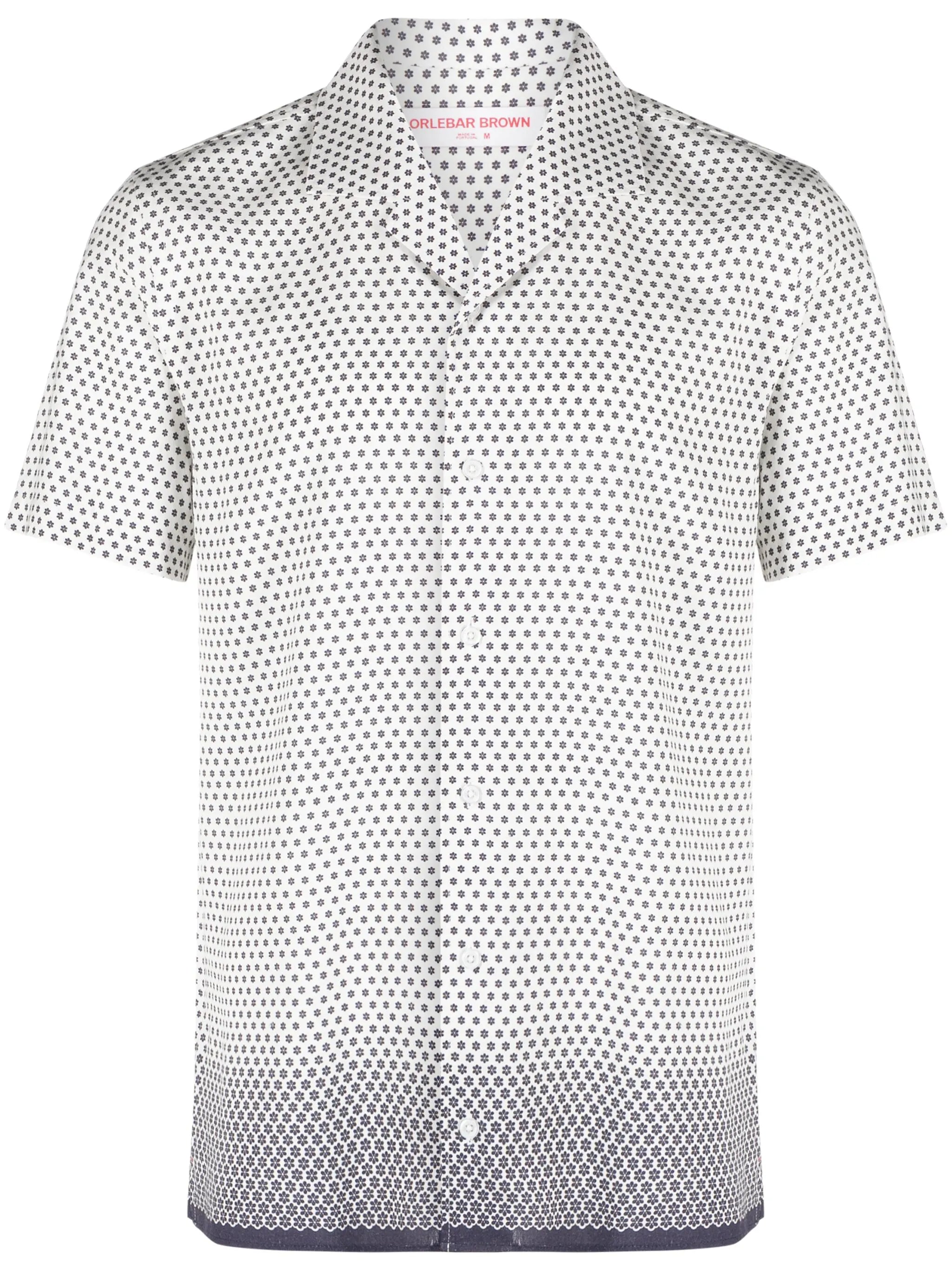 floral-print short-sleeve shirt