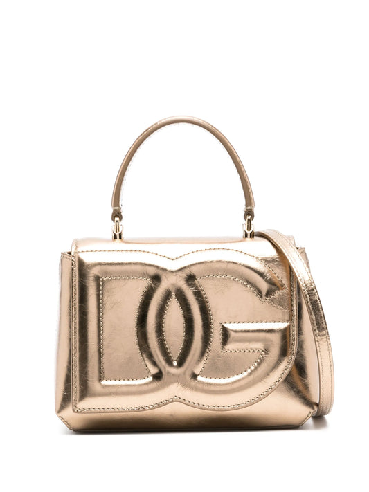 DG leather tote bag