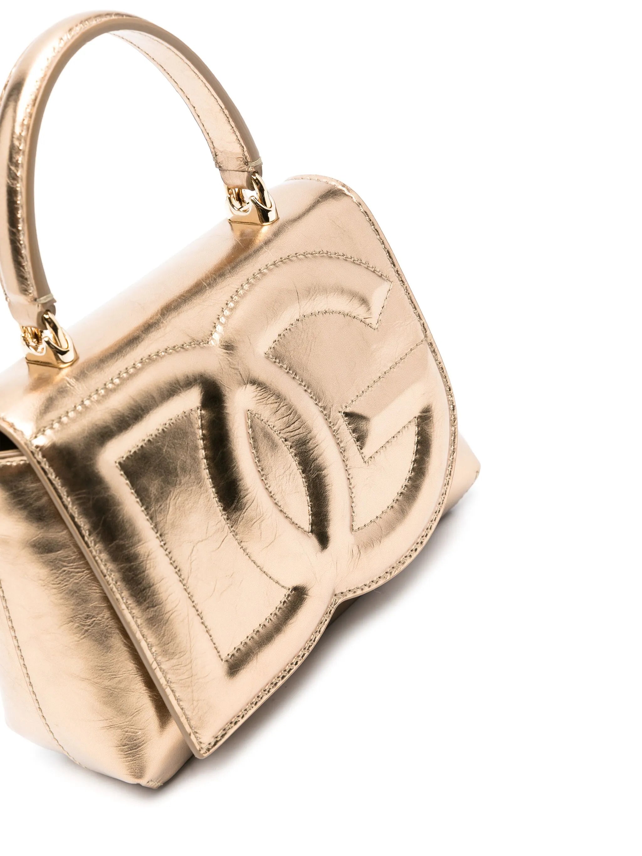 DG leather tote bag
