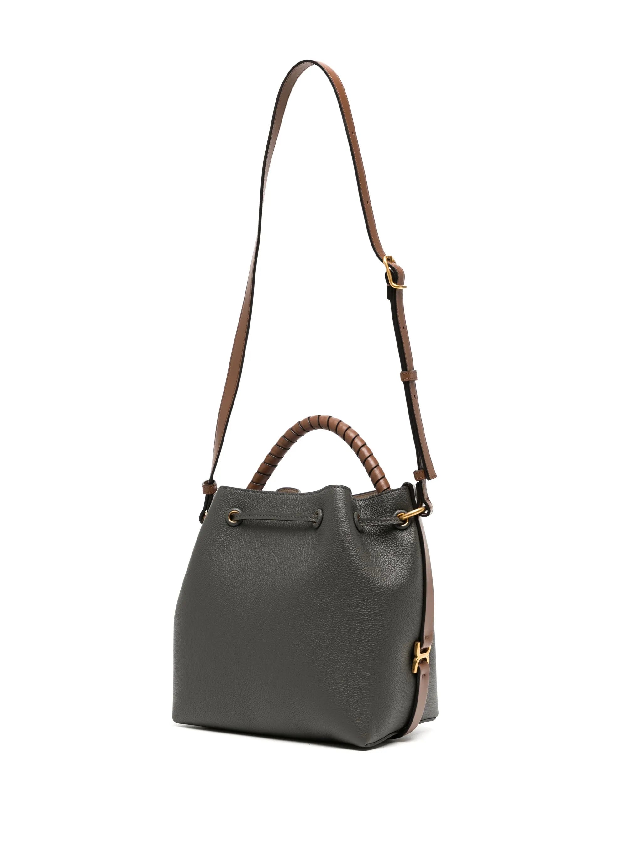 Marcie leather bucket bag