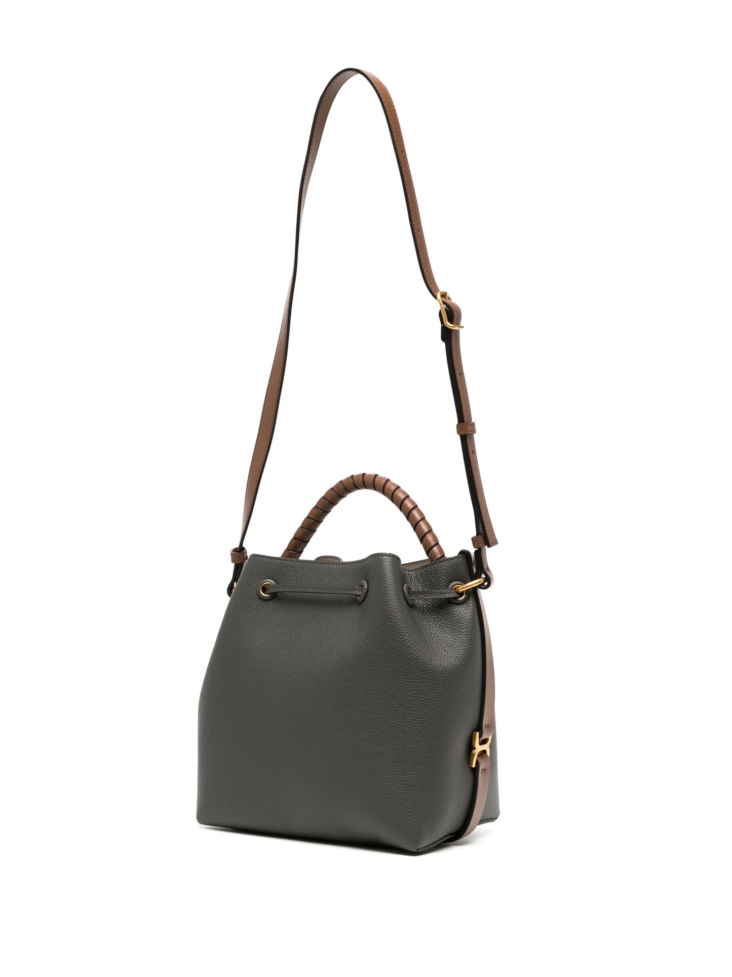 Marcie leather bucket bag