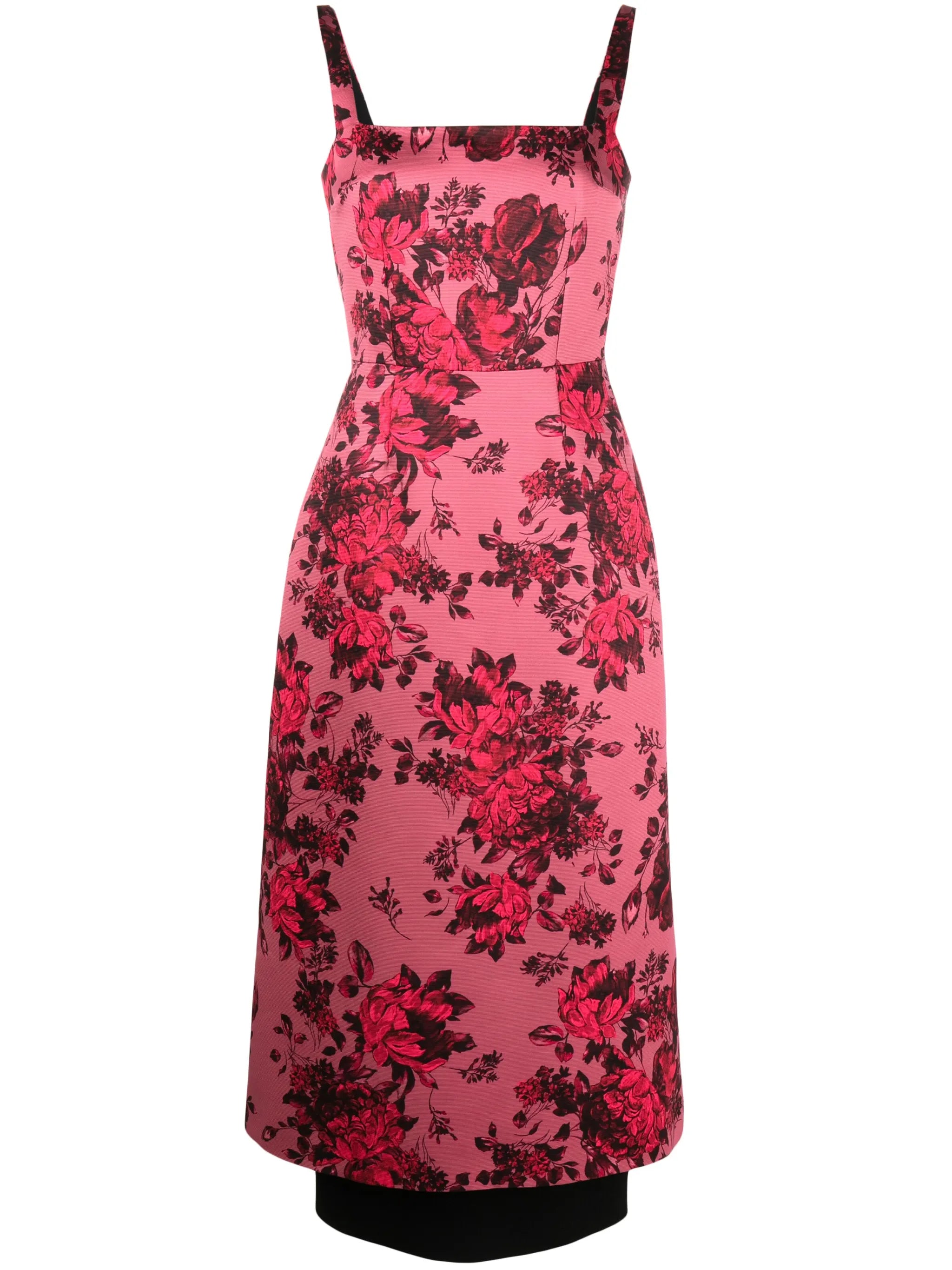 Tiffany floral-print taffeta dress