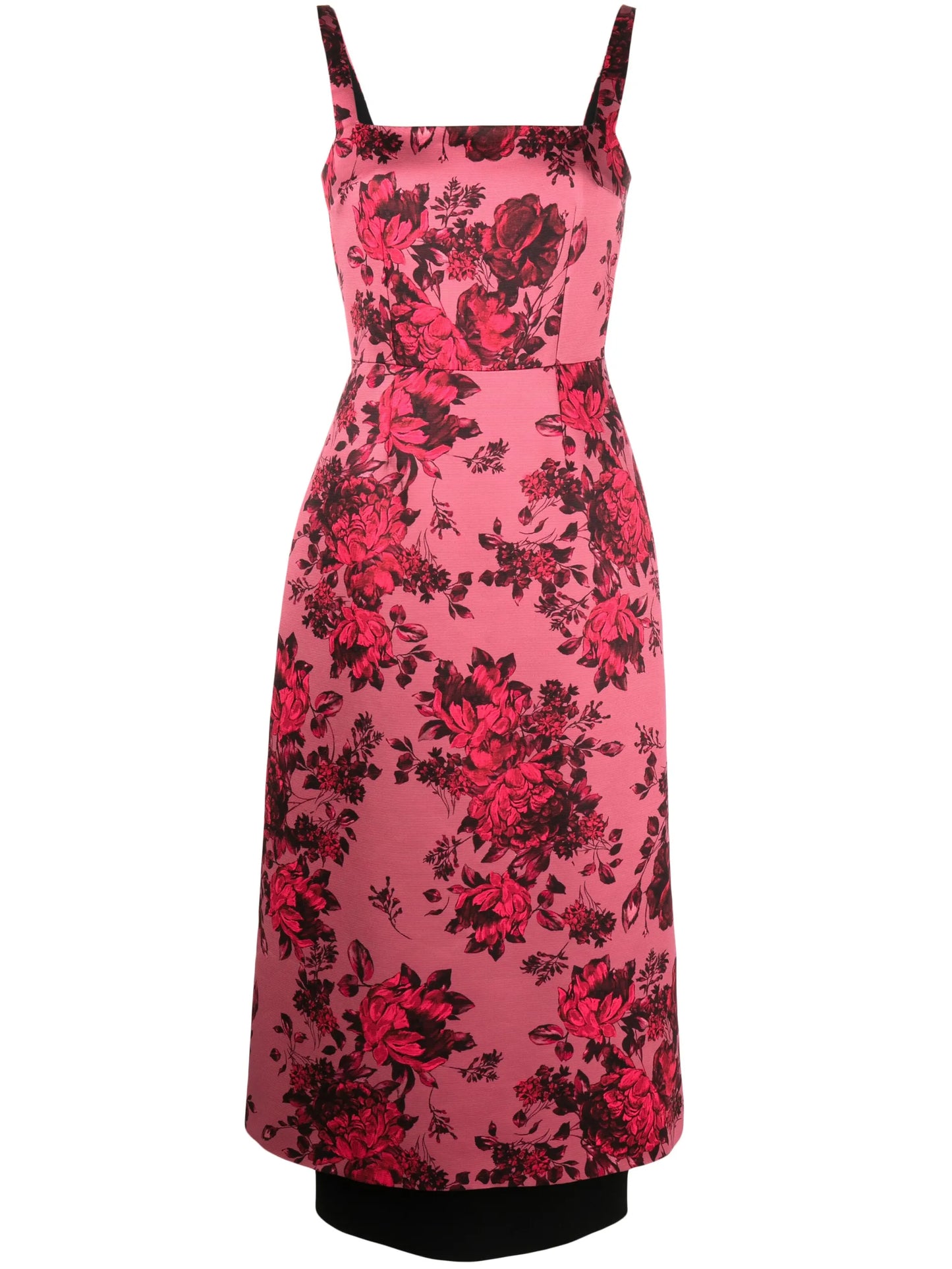 Tiffany floral-print taffeta dress