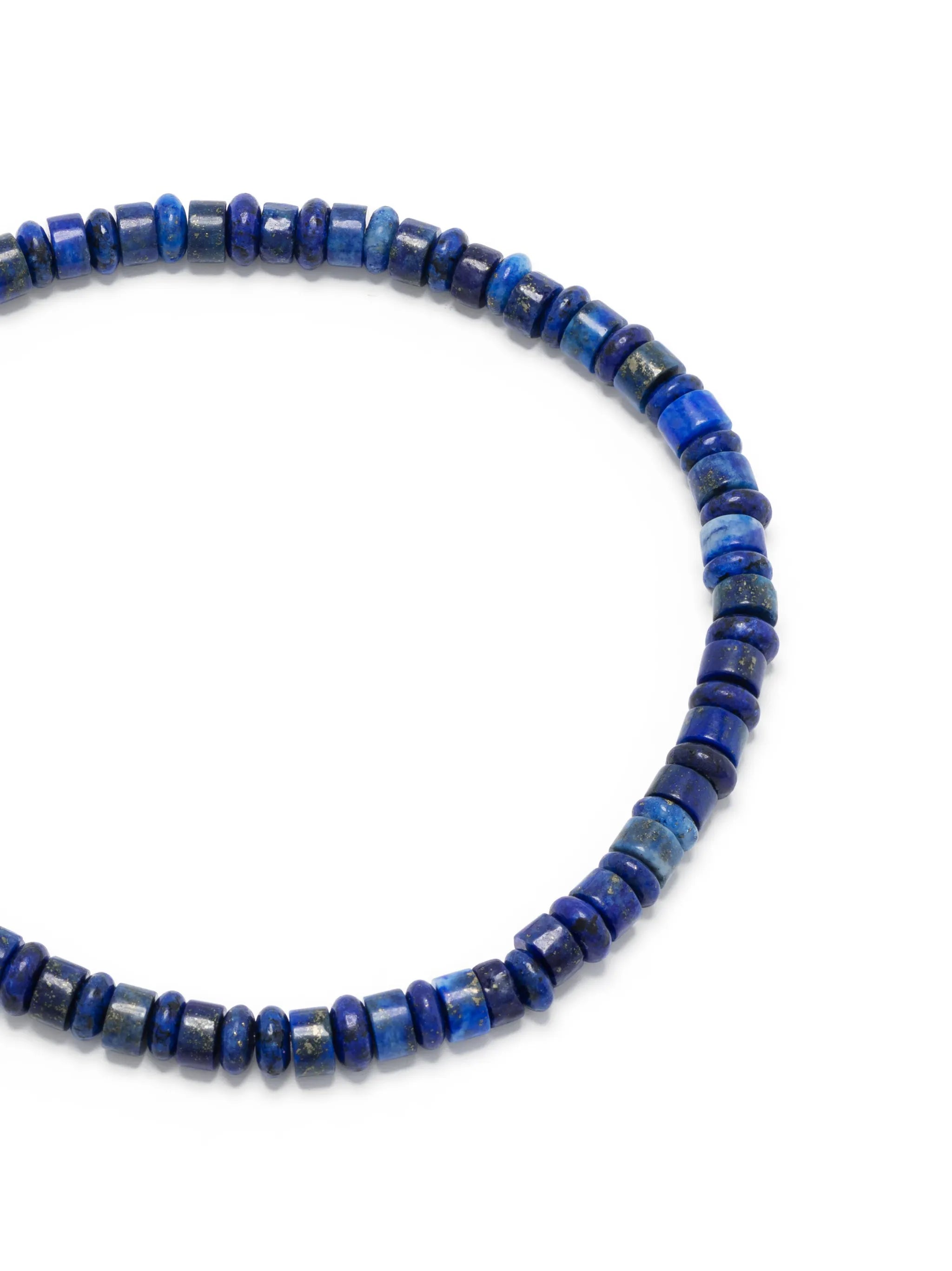 14kt yellow gold lapis lazuli bead bracelet