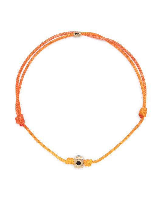 14kt yellow gold smoky quartz cord bracelet