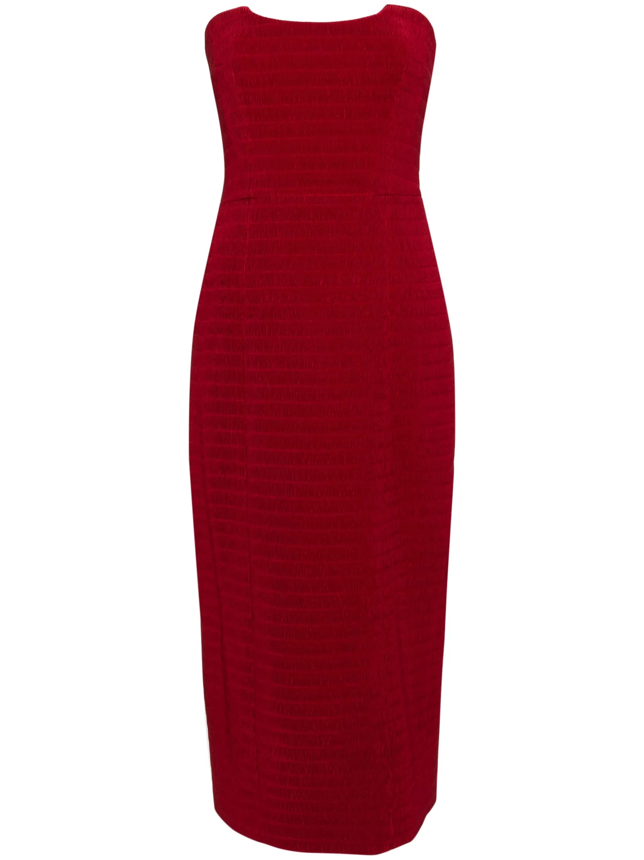 Ryder plissé midi dress