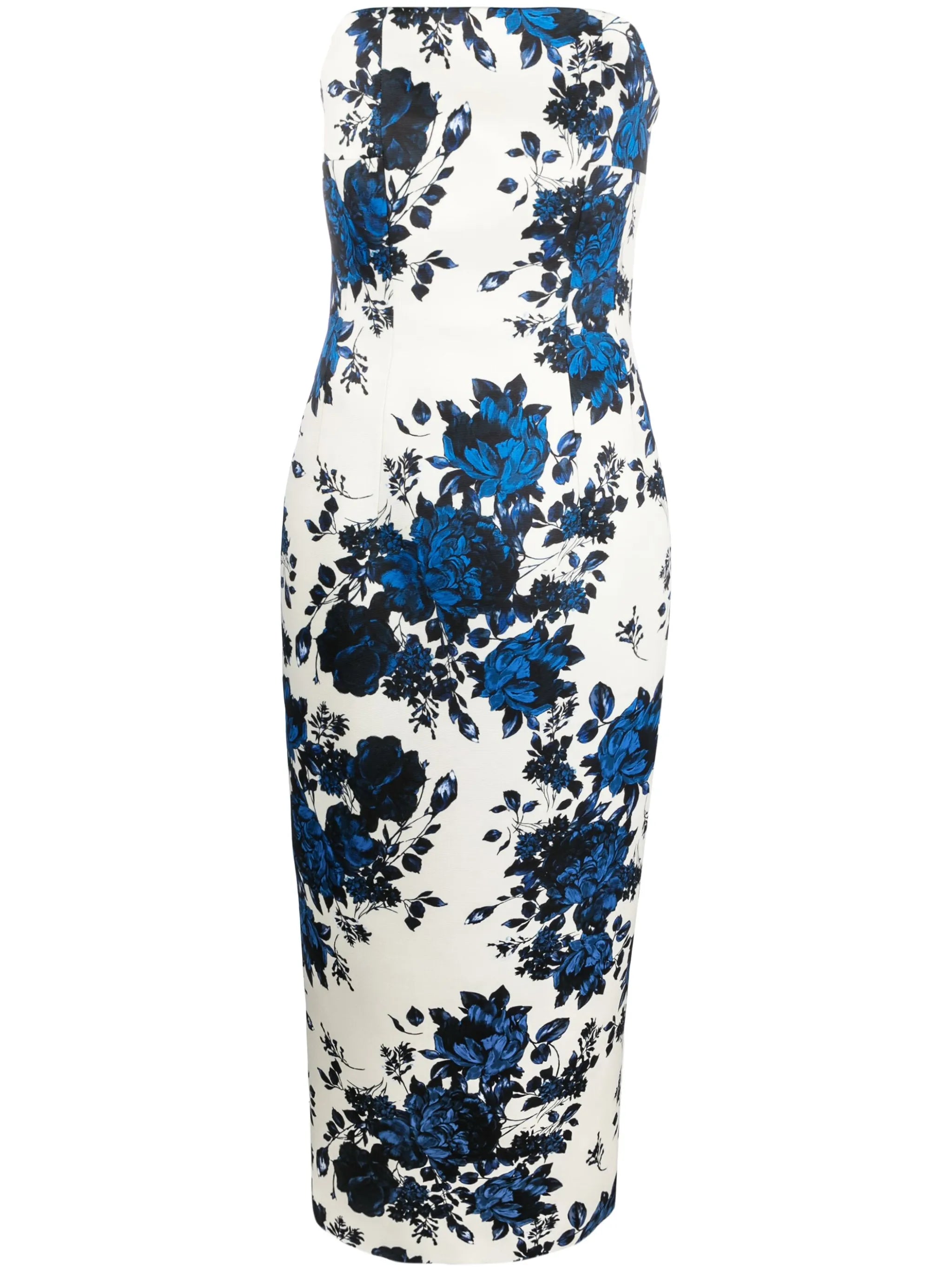 Yulie floral-print taffeta dress