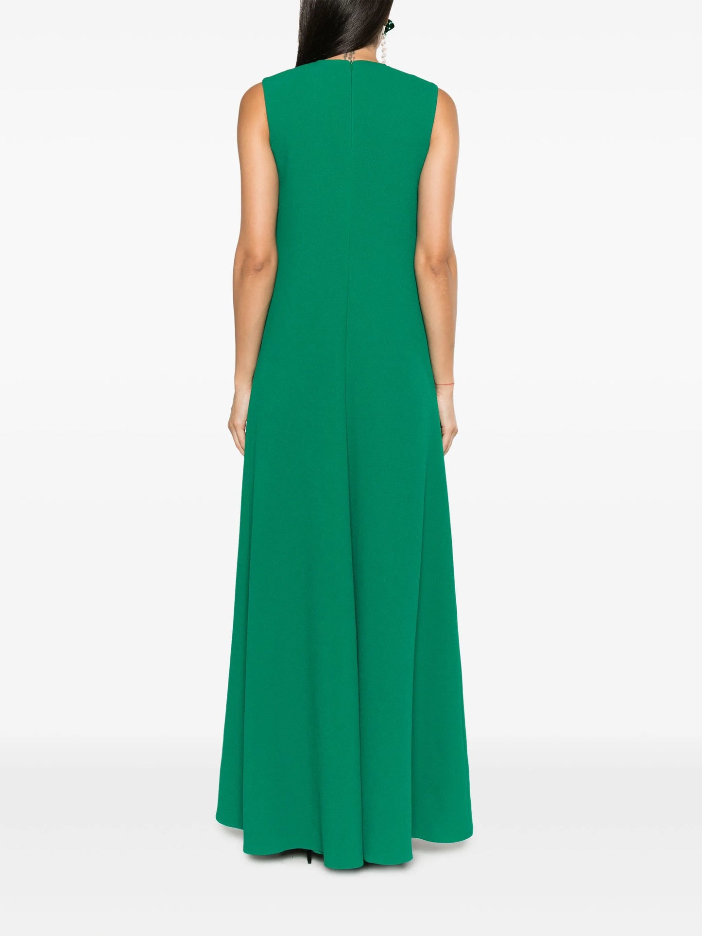 Aliza layered crepe jumpsuit