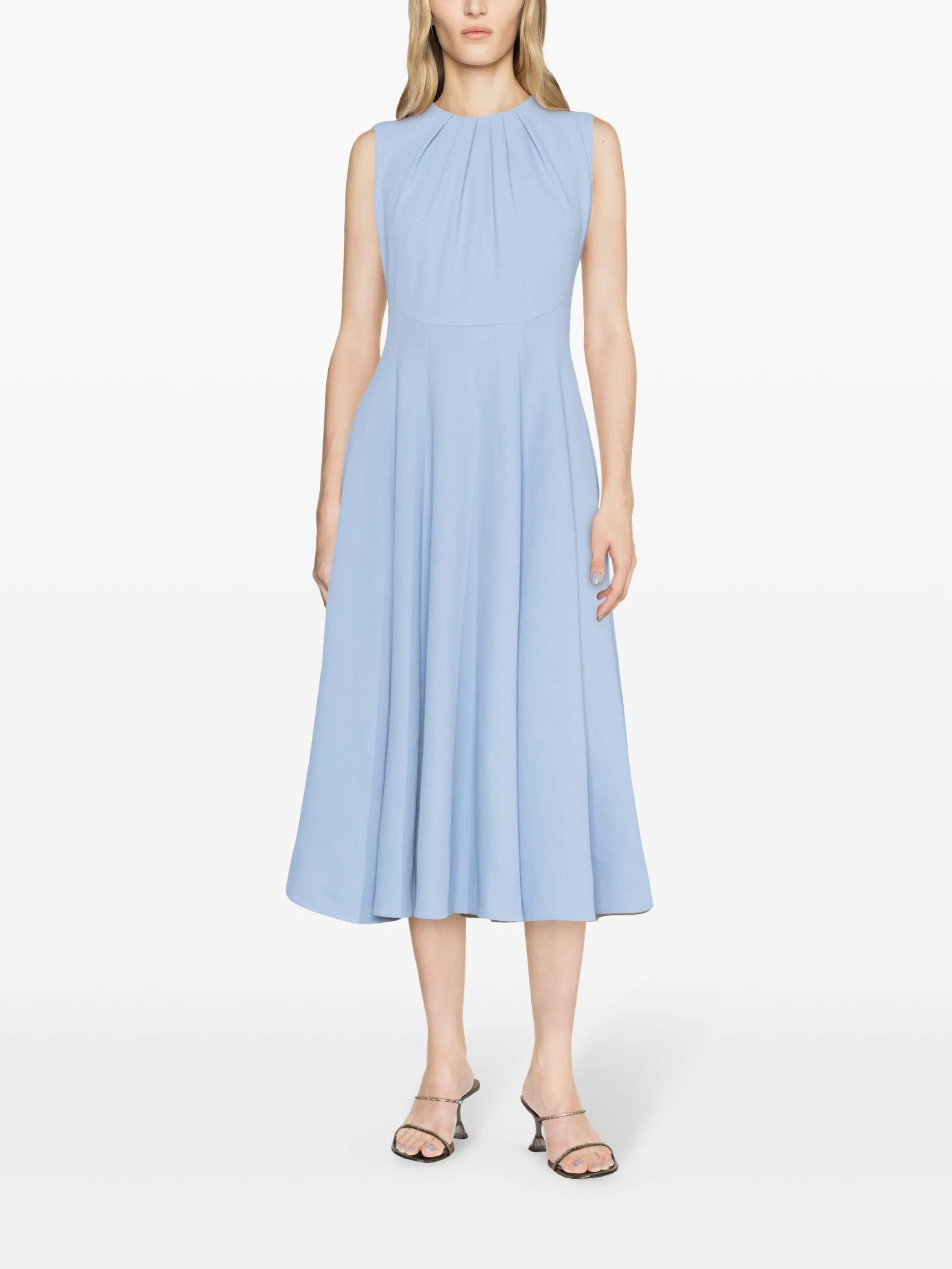 Marlen crepe midi dress